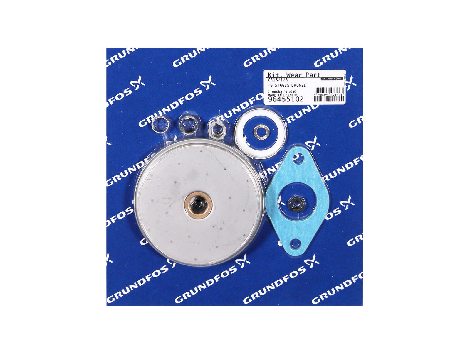 Grundfos 96455102, Wear Parts Kit for CR1s/1/3 -9 St (Bronze)