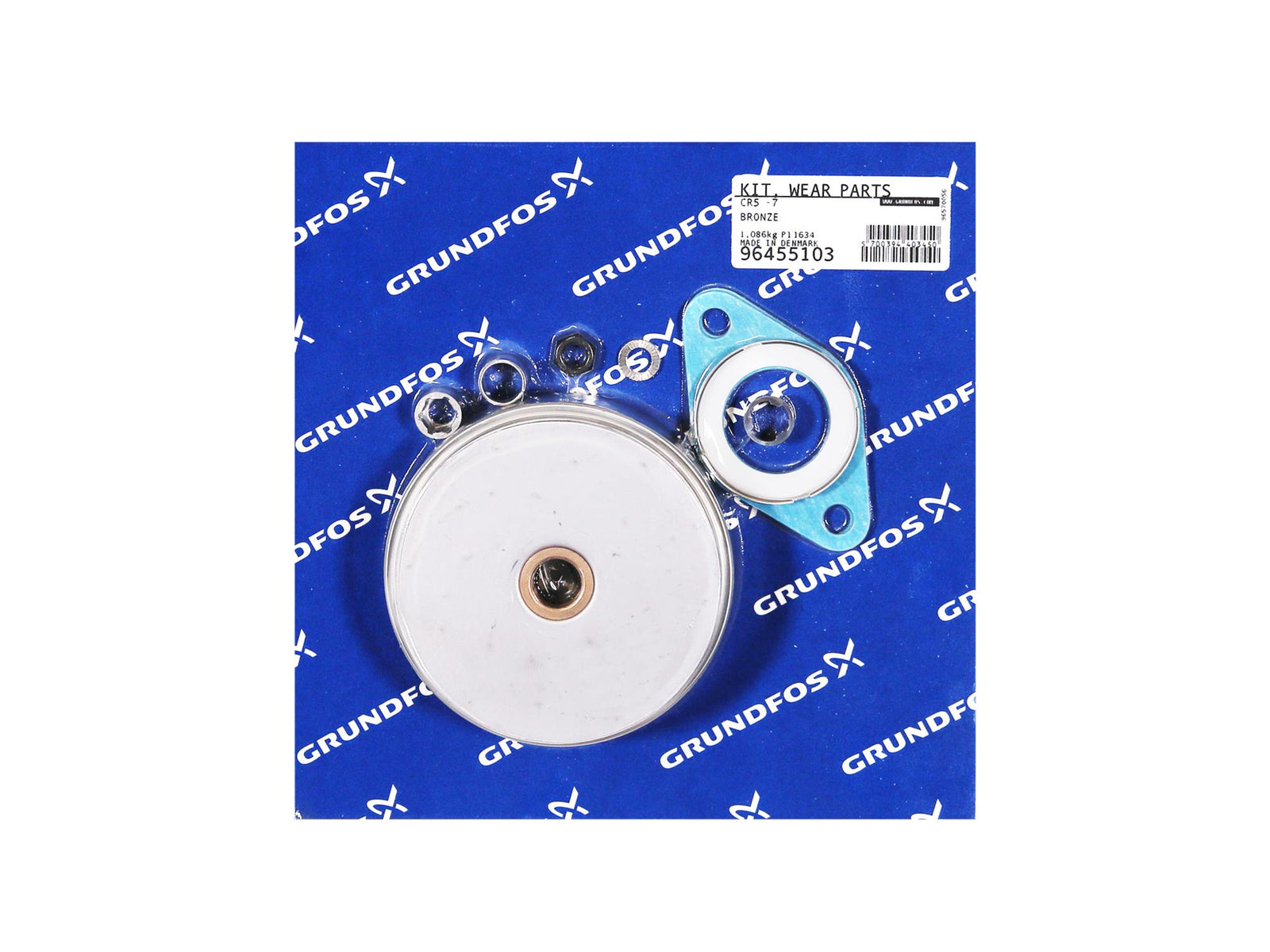 Grundfos 96455103, Kit Wear Parts for CR5 - 7 Stages Bronze