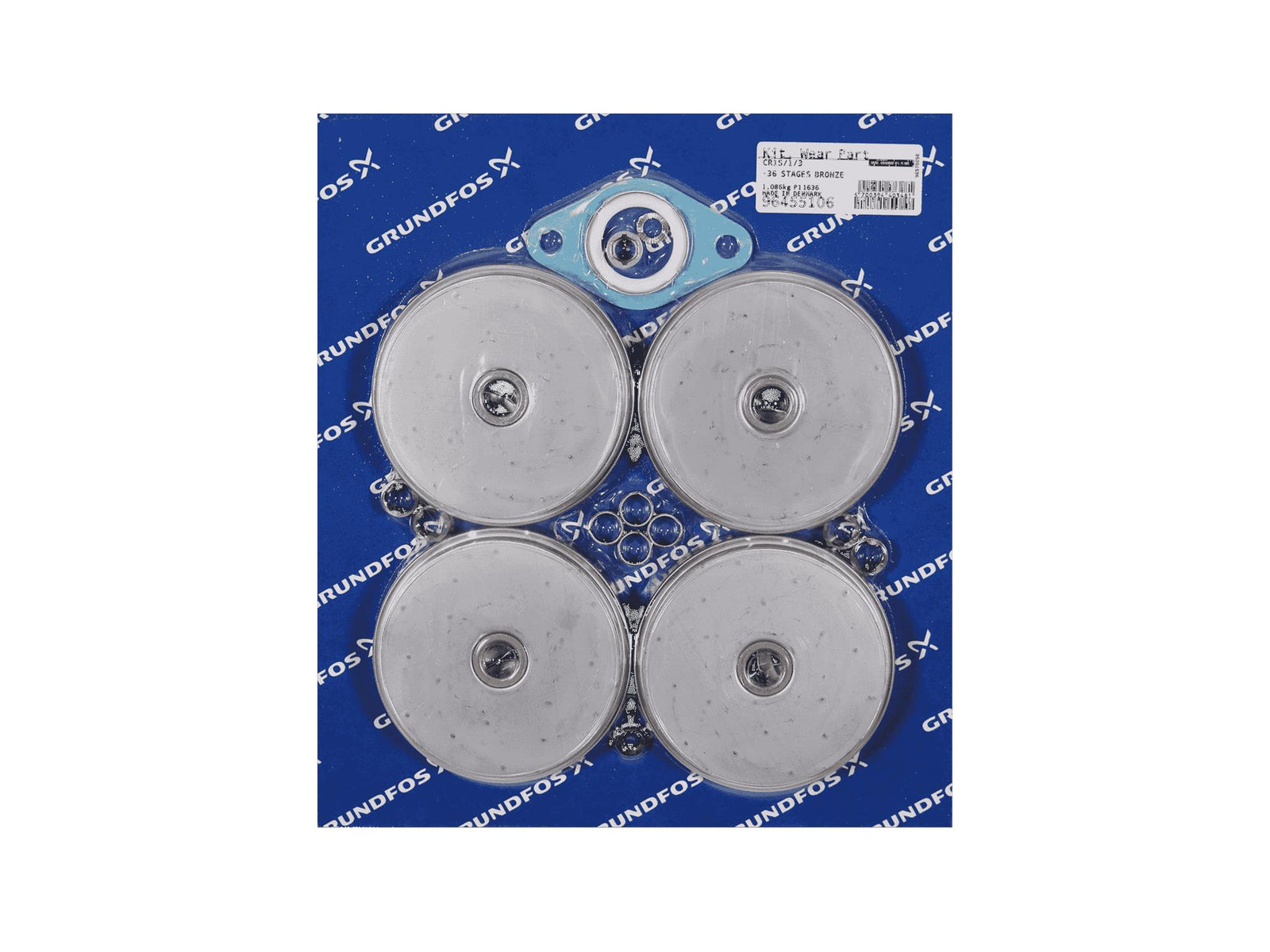 Grundfos 96455106, Wear Parts Kit for CR1s/1/3 -36 St Bronze