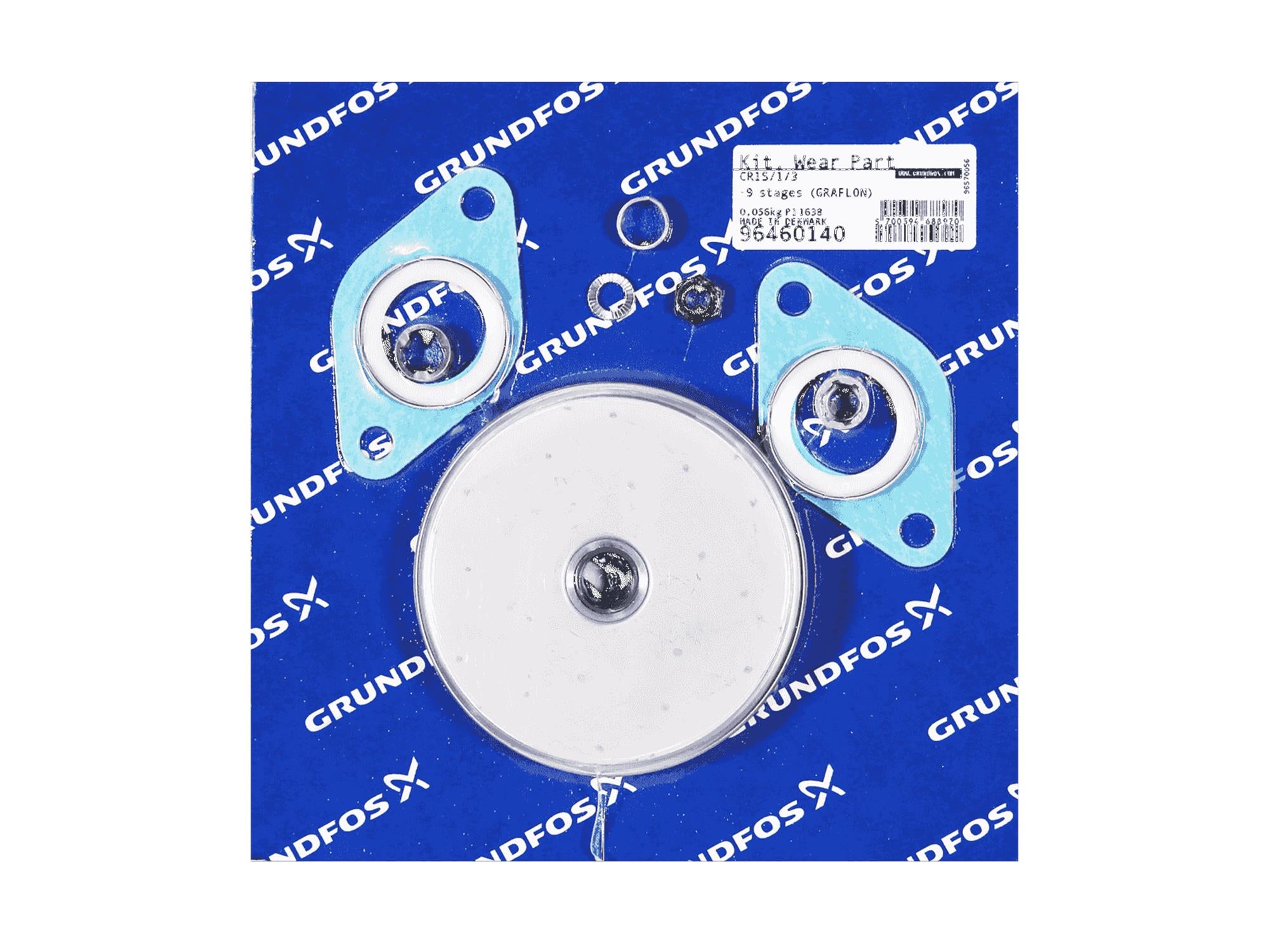 Grundfos 96460140, Wear Parts Kit for CRN1s/1/3 -9 st GRAFLON