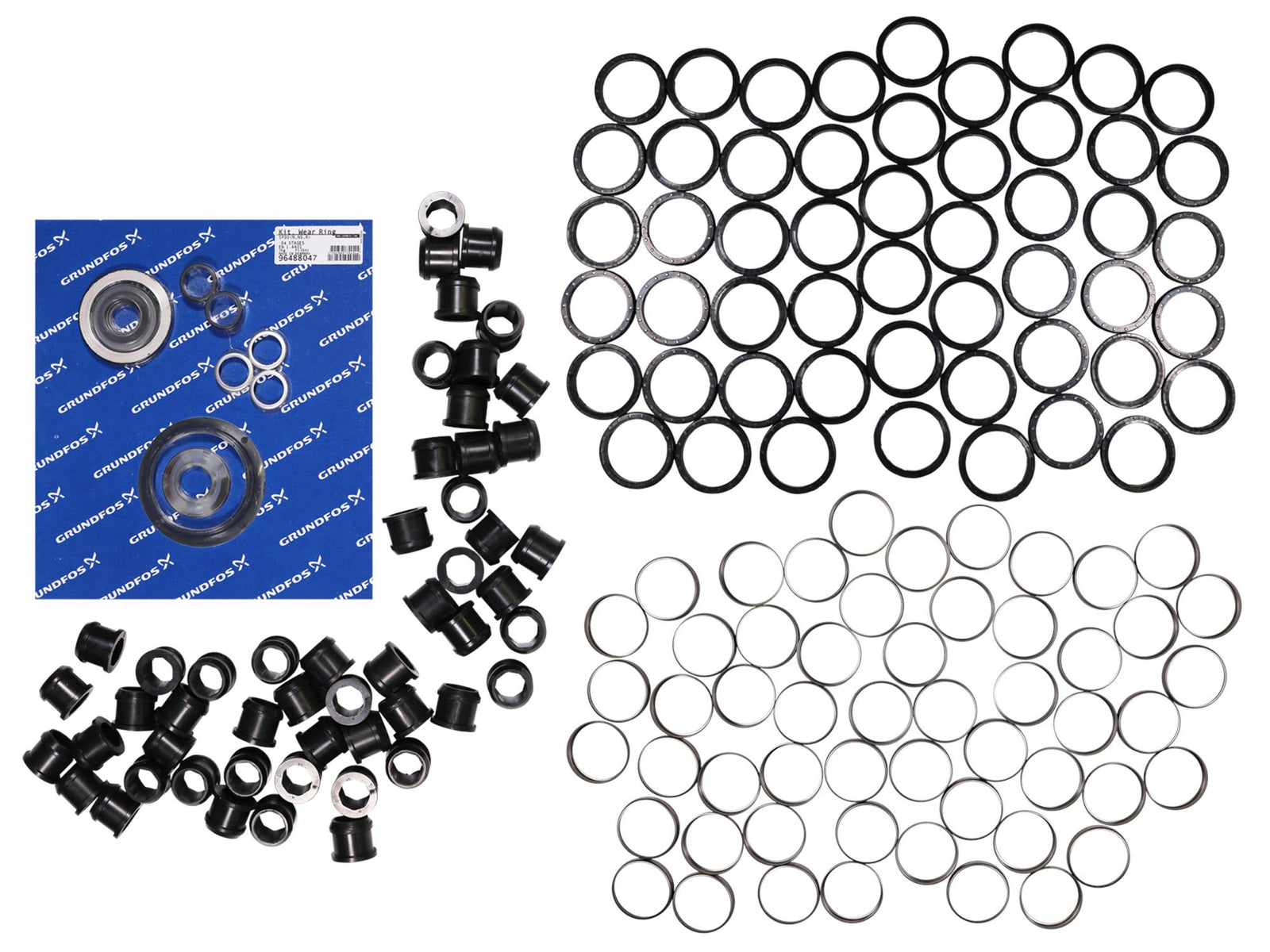 Grundfos 96488047, Wear Parts Kit for SP30(N,NS,R)-54 Stages
