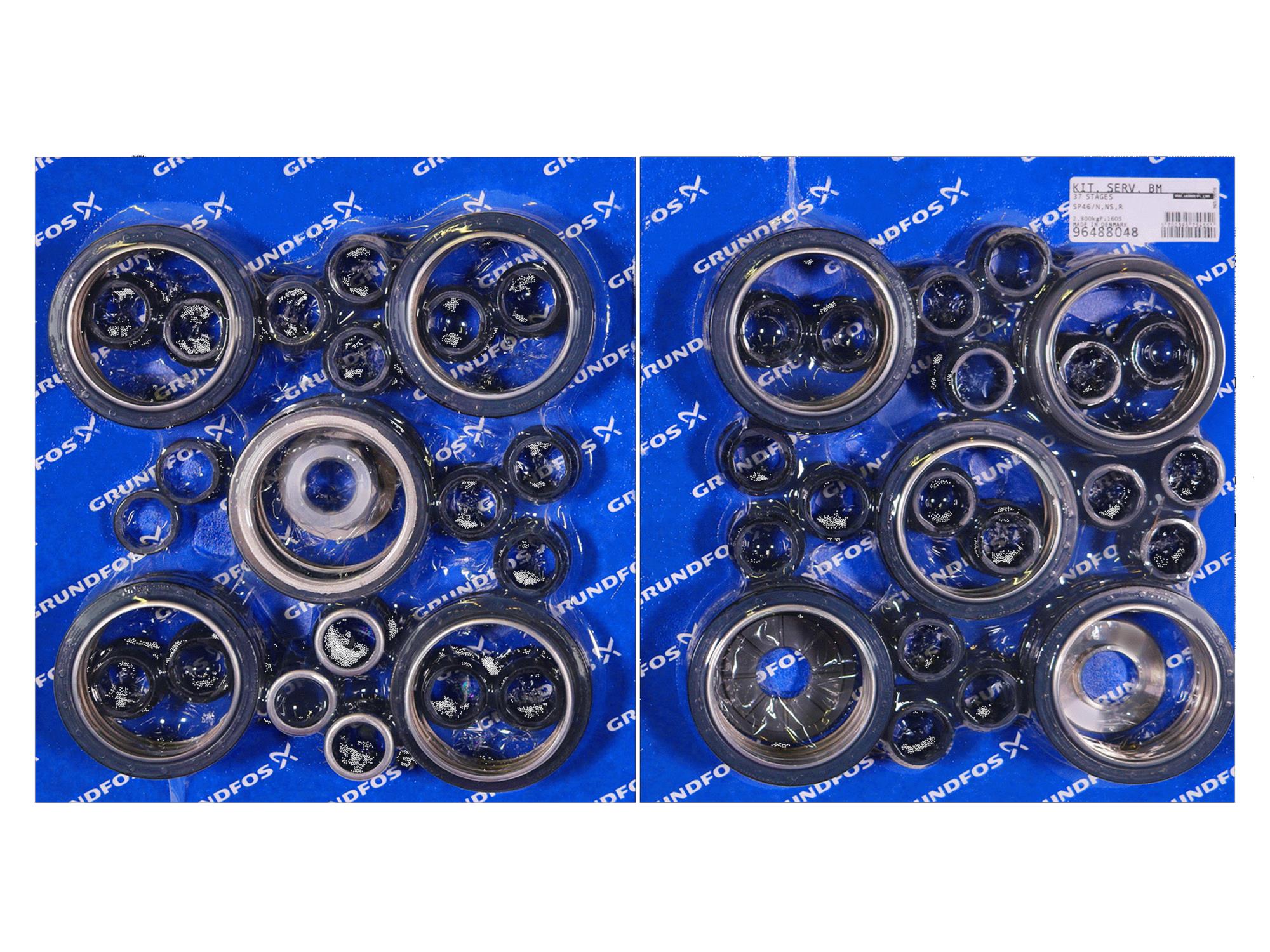 Grundfos 96488048, Wear Parts Kit for SP46(N,NS,R) - 37 Stages