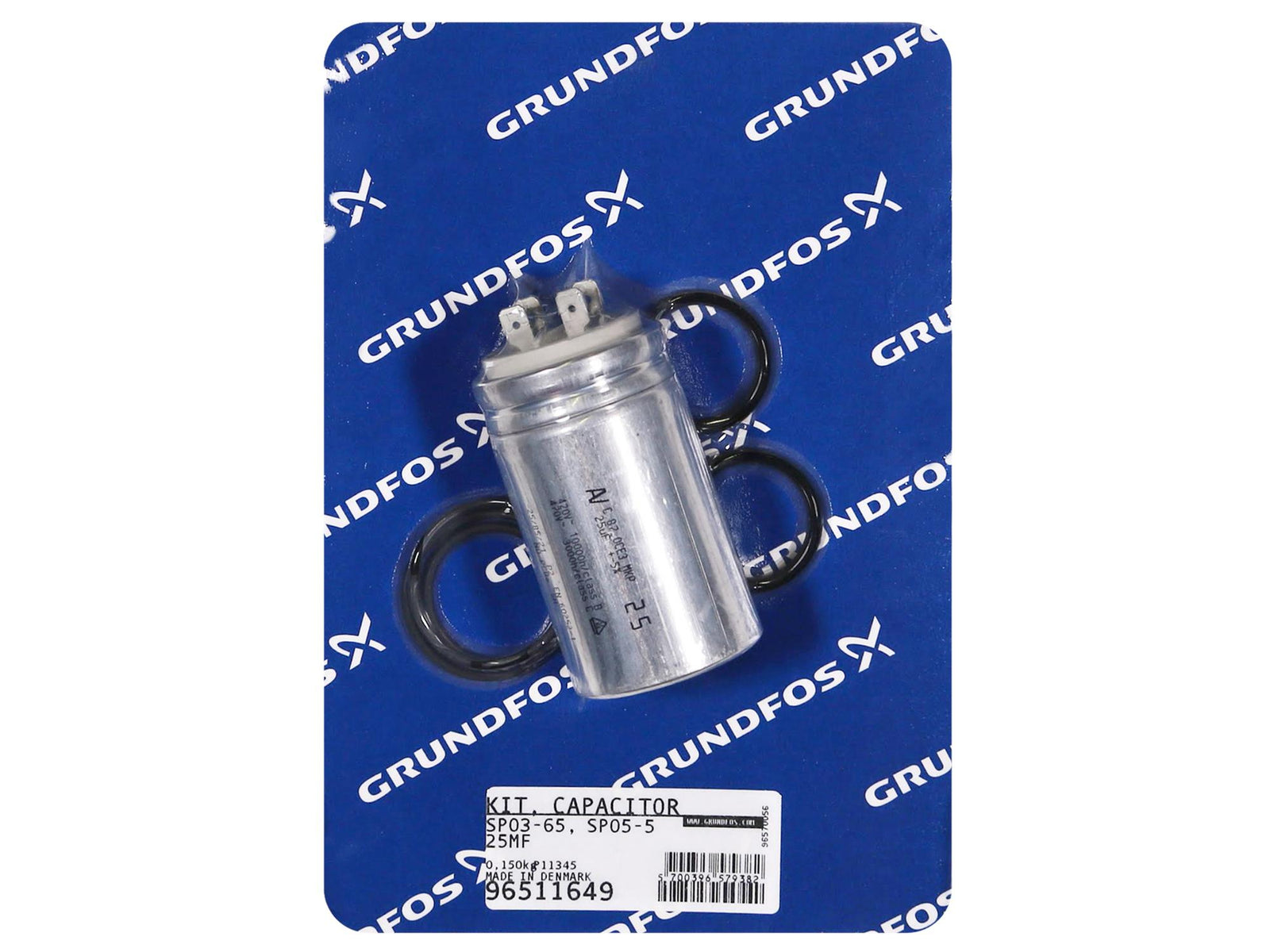 Grundfos 96511649, Capacitor Kit SB HF 5-55 SPO 3-65 5-56