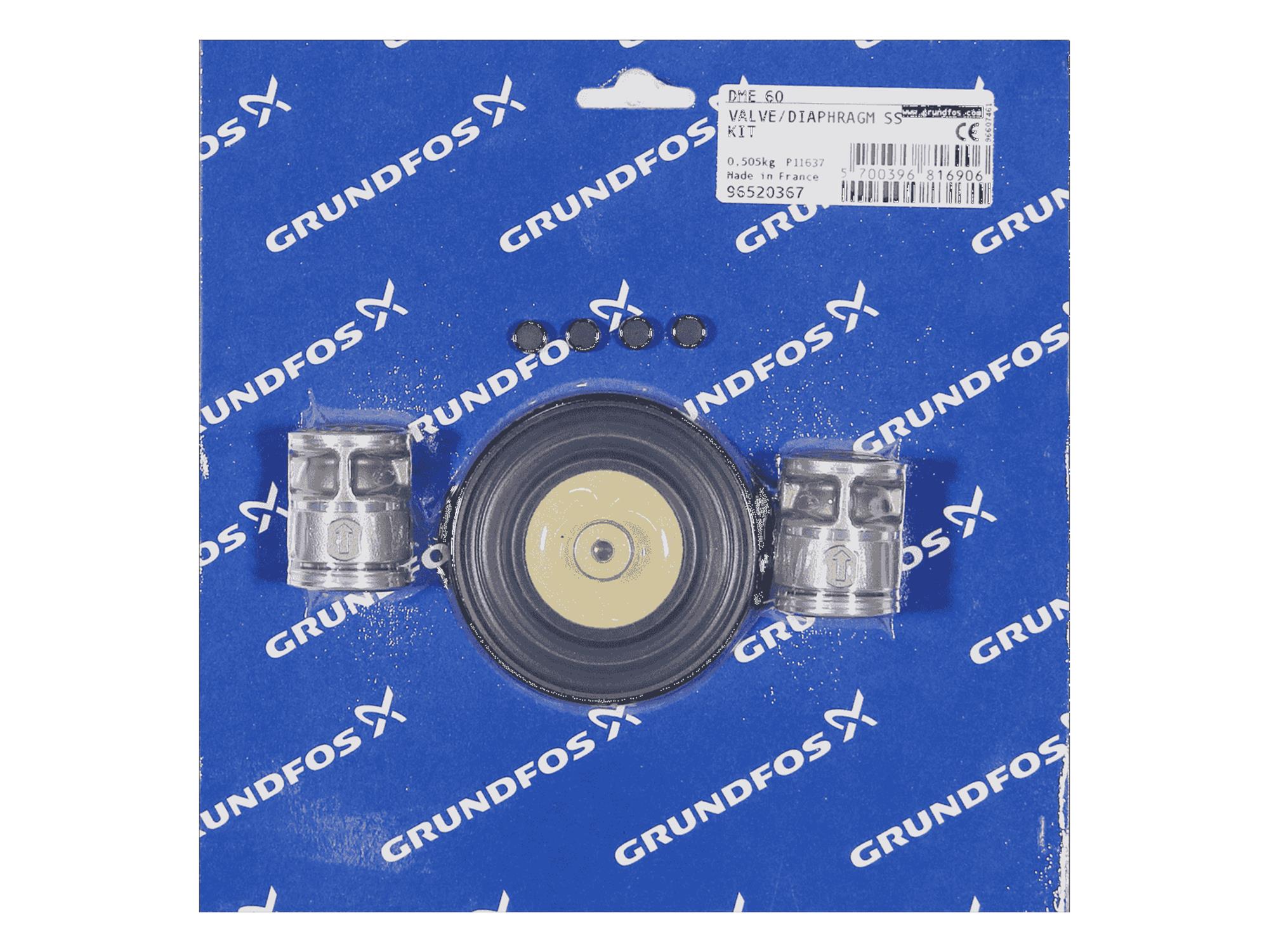 Grundfos 96520367, Valve Diaphragm Kit DME 60 SS V SS