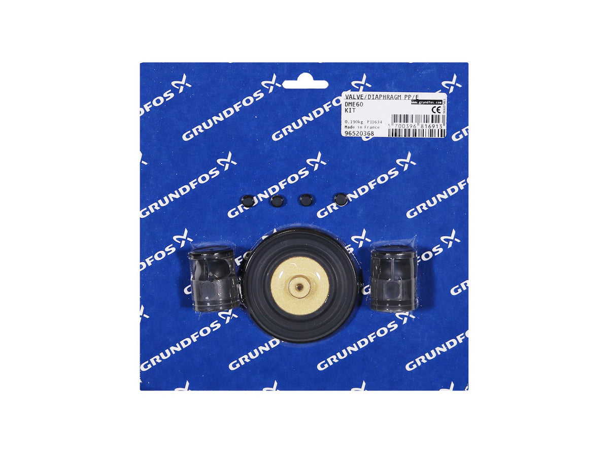 Grundfos 96520368, Valve Diaphragm Kit DME60 PP/E/C Spring