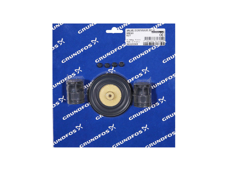 Grundfos 96520369, Valve Diaphragm Kit DME60 PP V C Spring