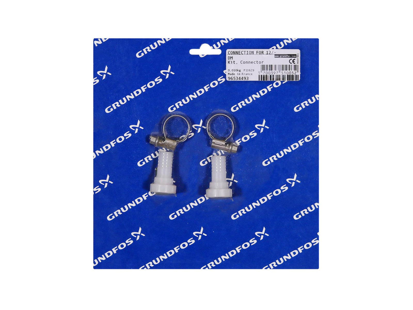 Grundfos 96534493, Connector Kit for 12/- Tube PVDF