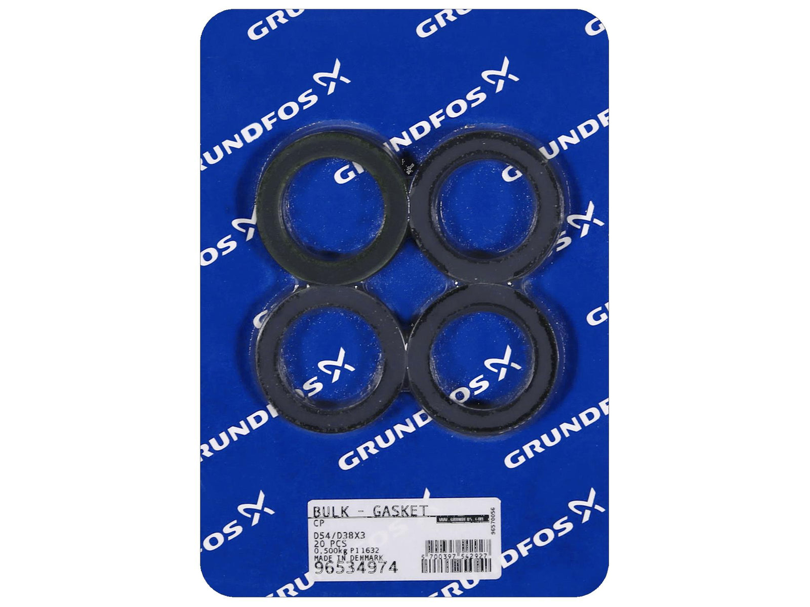 Grundfos 96534974, Bulk Pack Gasket D54/D38x3 CP