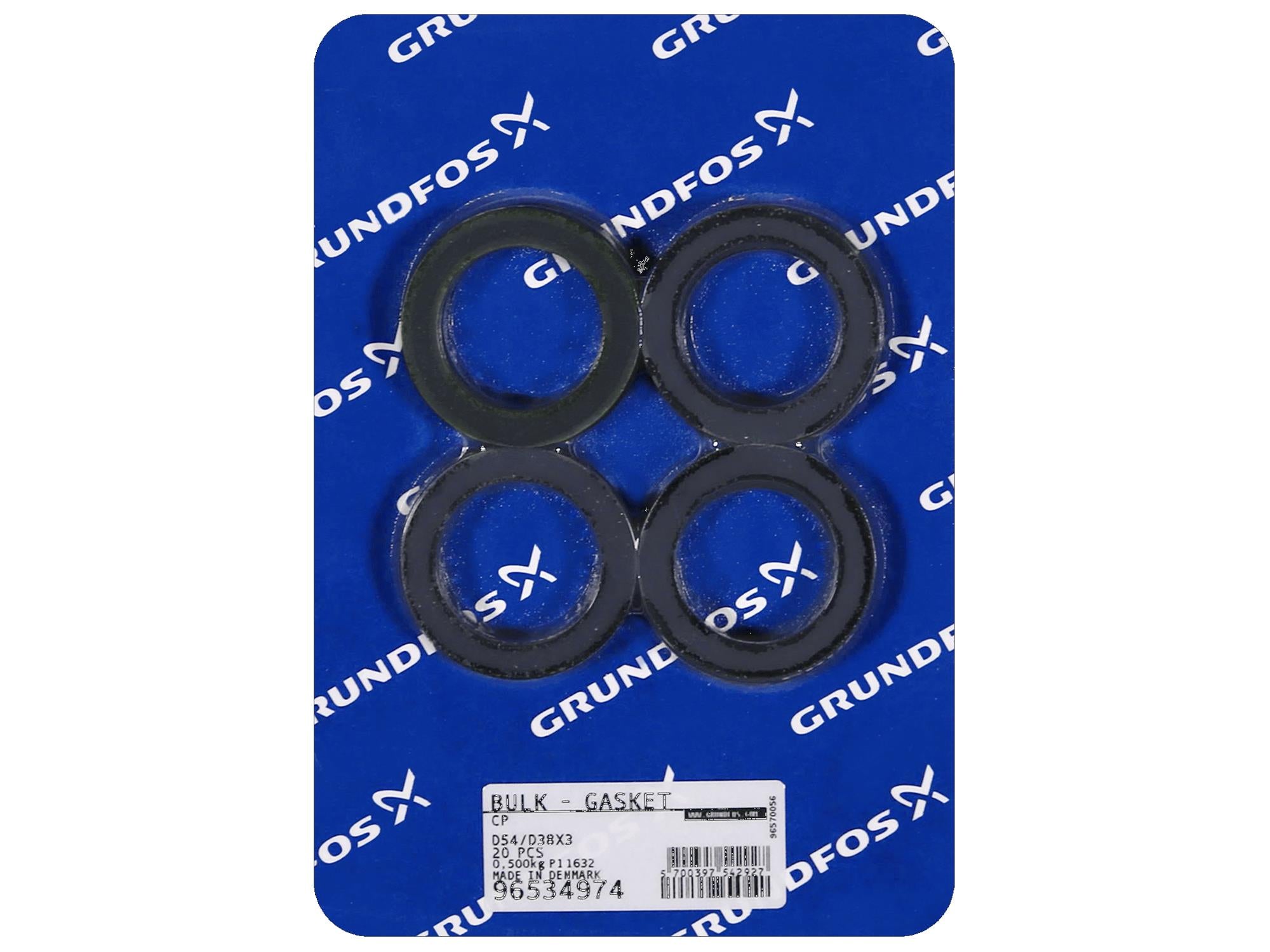 Grundfos 96534974, Bulk Pack Gasket D54/D38x3 CP