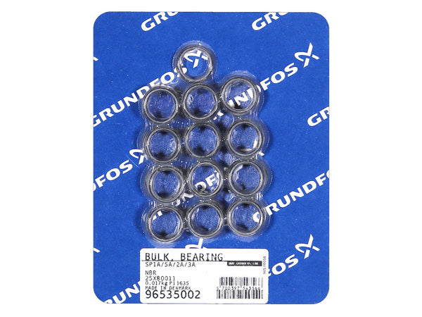 Grundfos 96535002, Bulk Pack Bearing NBR SP1A/5A/2A/3A 25x80011