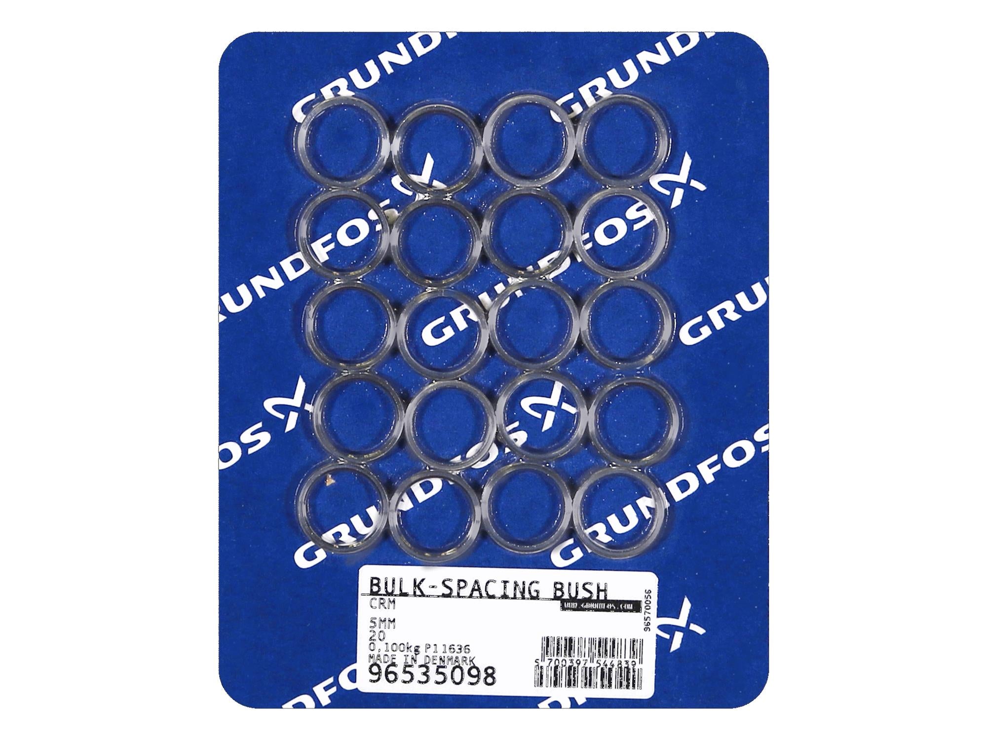 Grundfos 96535098, Bulk Pack Spacing Bush 5mm CRM 8/16