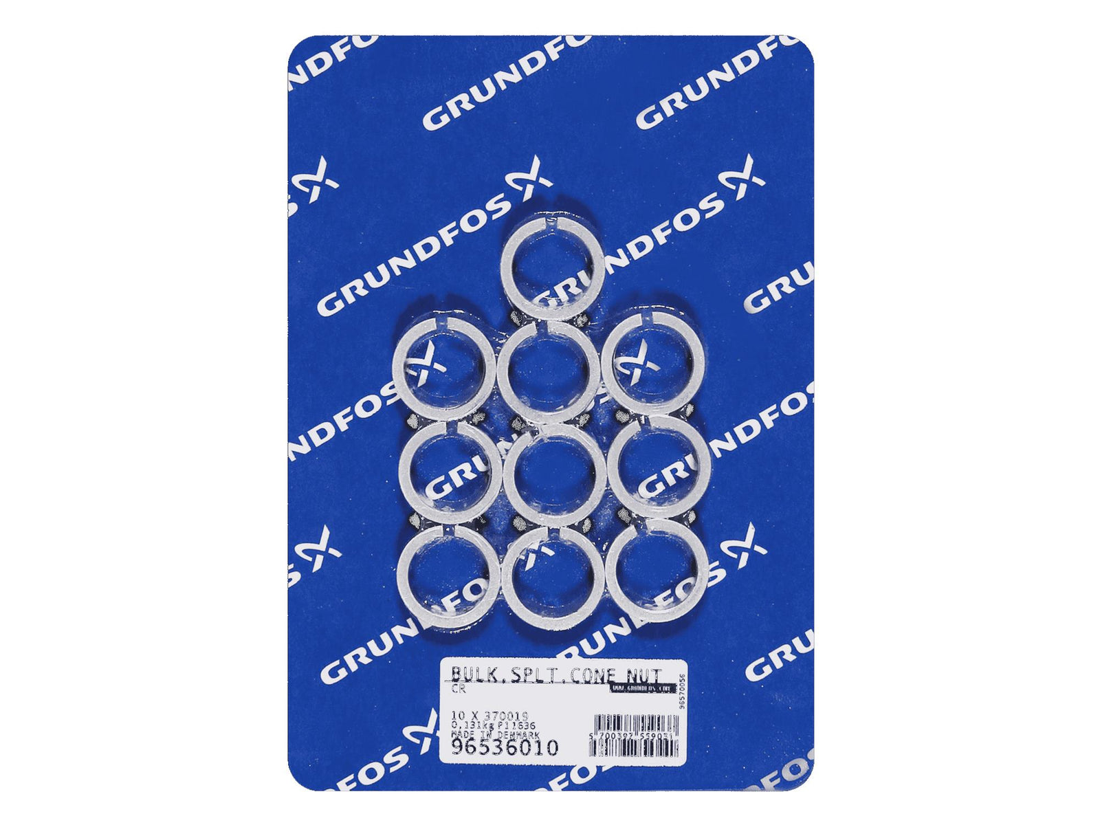 Grundfos 96536010, Bulk Pack Split Cone Nut CR