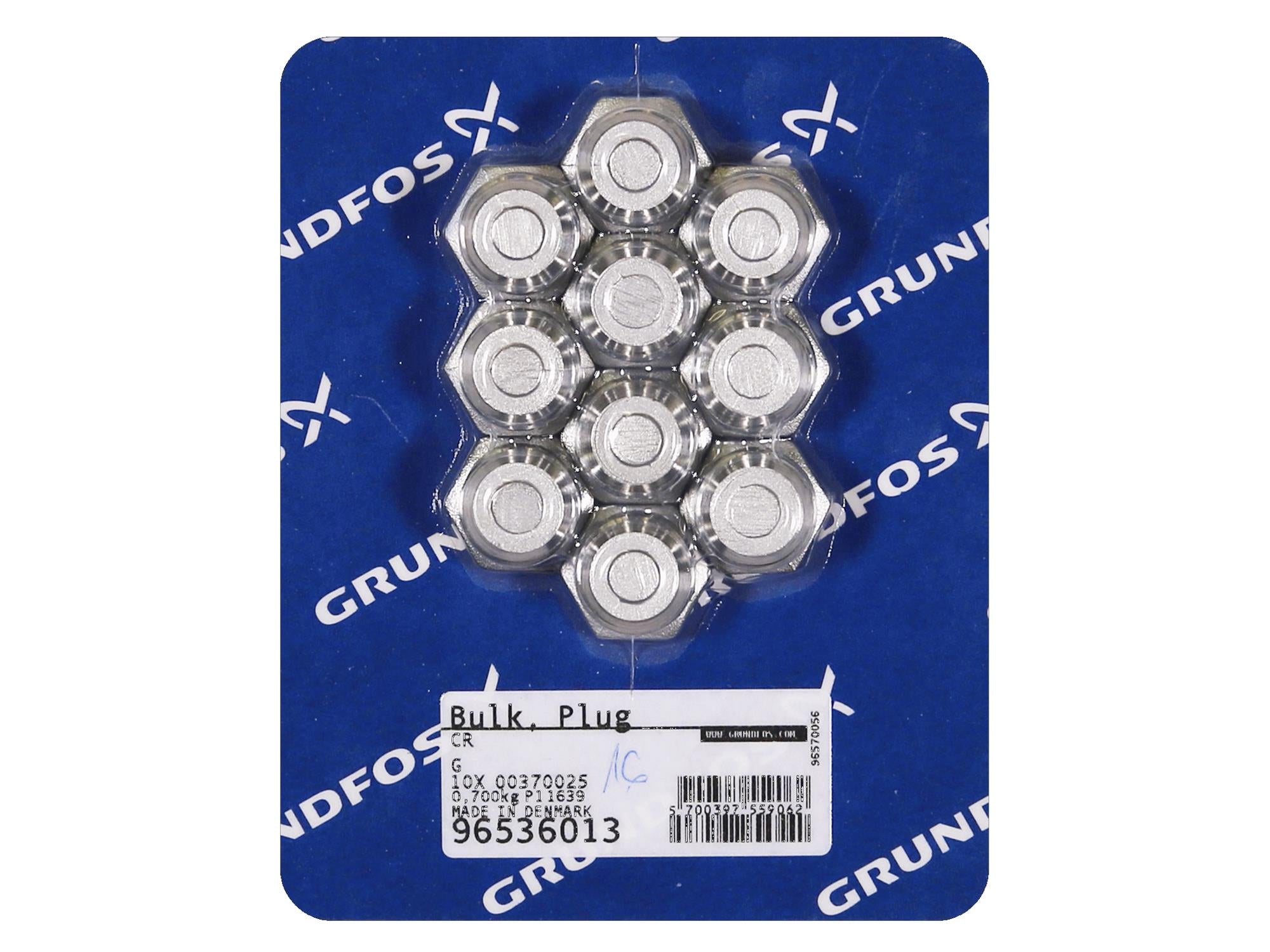 Grundfos 96536013, Bulk Pack Plug G 1/2 A