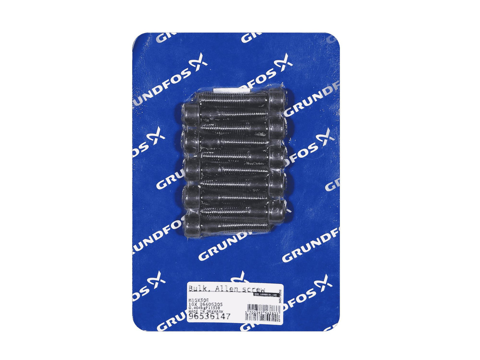 Grundfos 96536147, Bulk Pack Allen Screw M10x50E