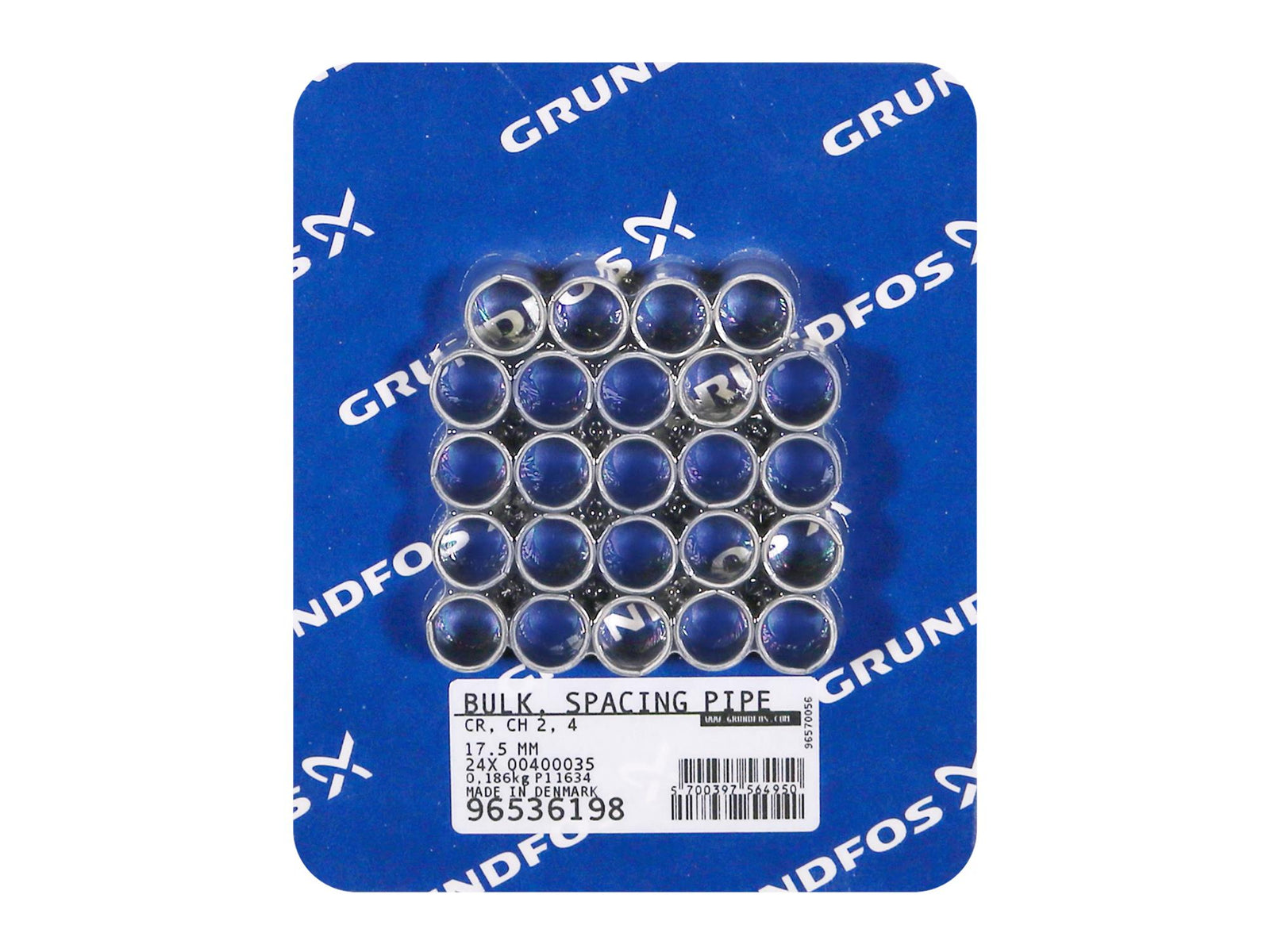 Grundfos 96536198, Bulk Pack Spacing Pipe M 17.5mm