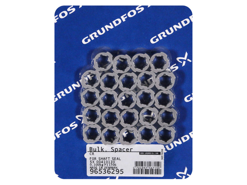 Grundfos 96536295, Bulk Pack Spacer for Shaft Seal M