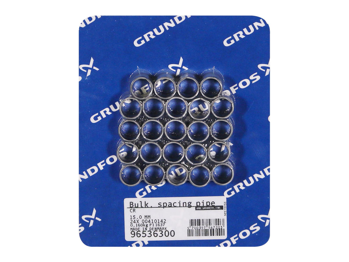 Grundfos 96536300, Bulk Pack Spacing Pipe M 15.0mm