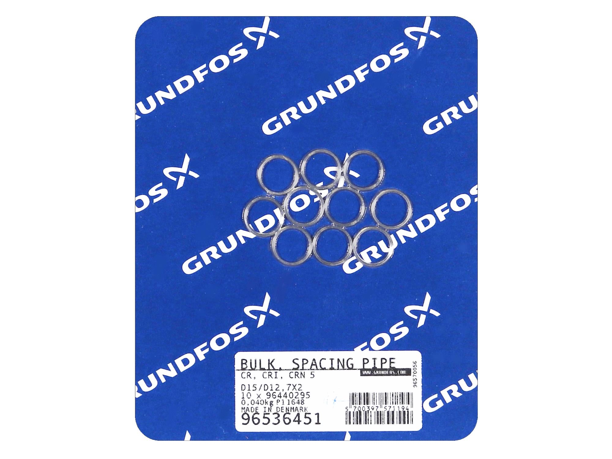Grundfos 96536451, Bulk Pack Spacing Pipe 2.0mm