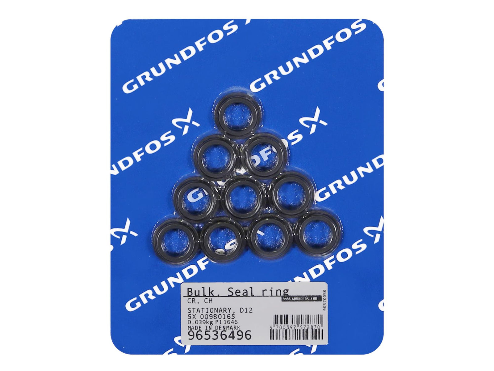 Grundfos 96536496, Bulk Pack Seal Ring Carbon