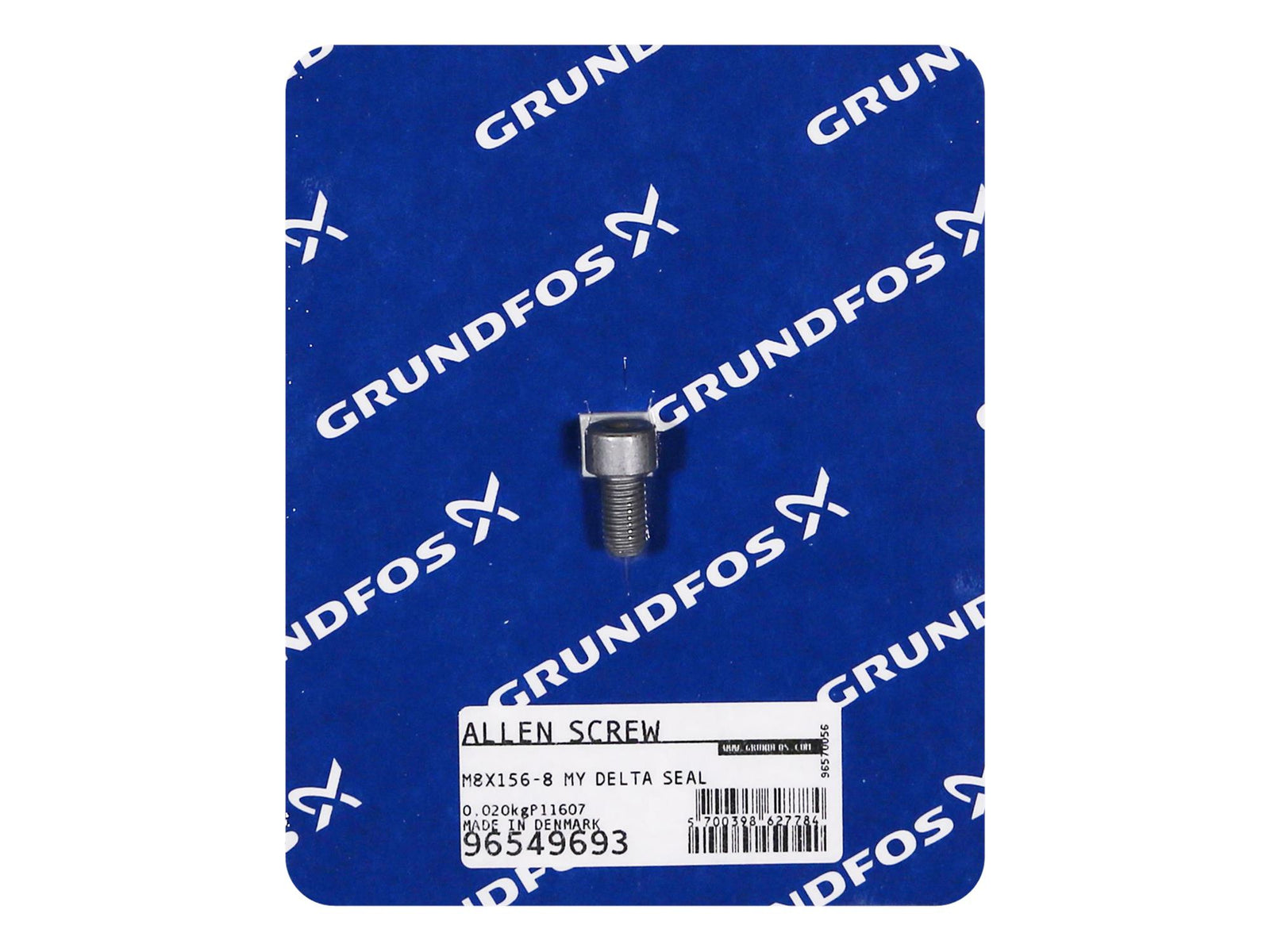 Grundfos 96549693, Allen Screw M8X156-8 Delta Seal