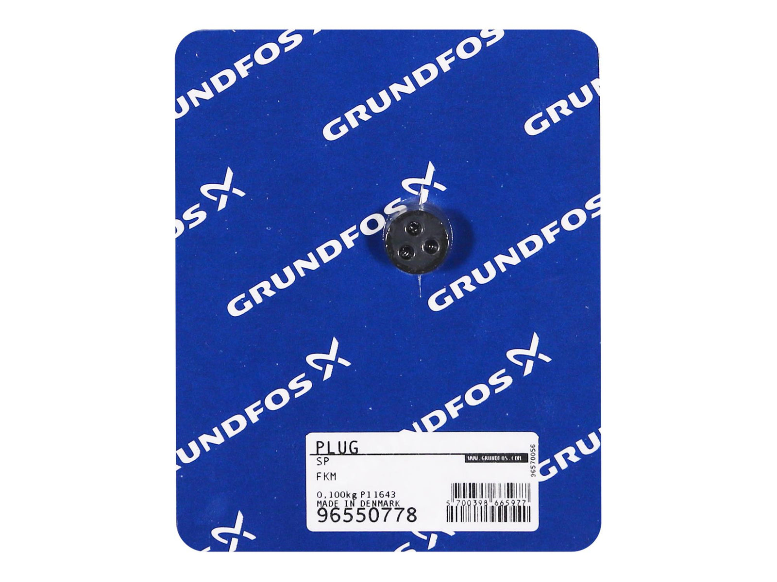 Grundfos 96550778, Plug FKM SP