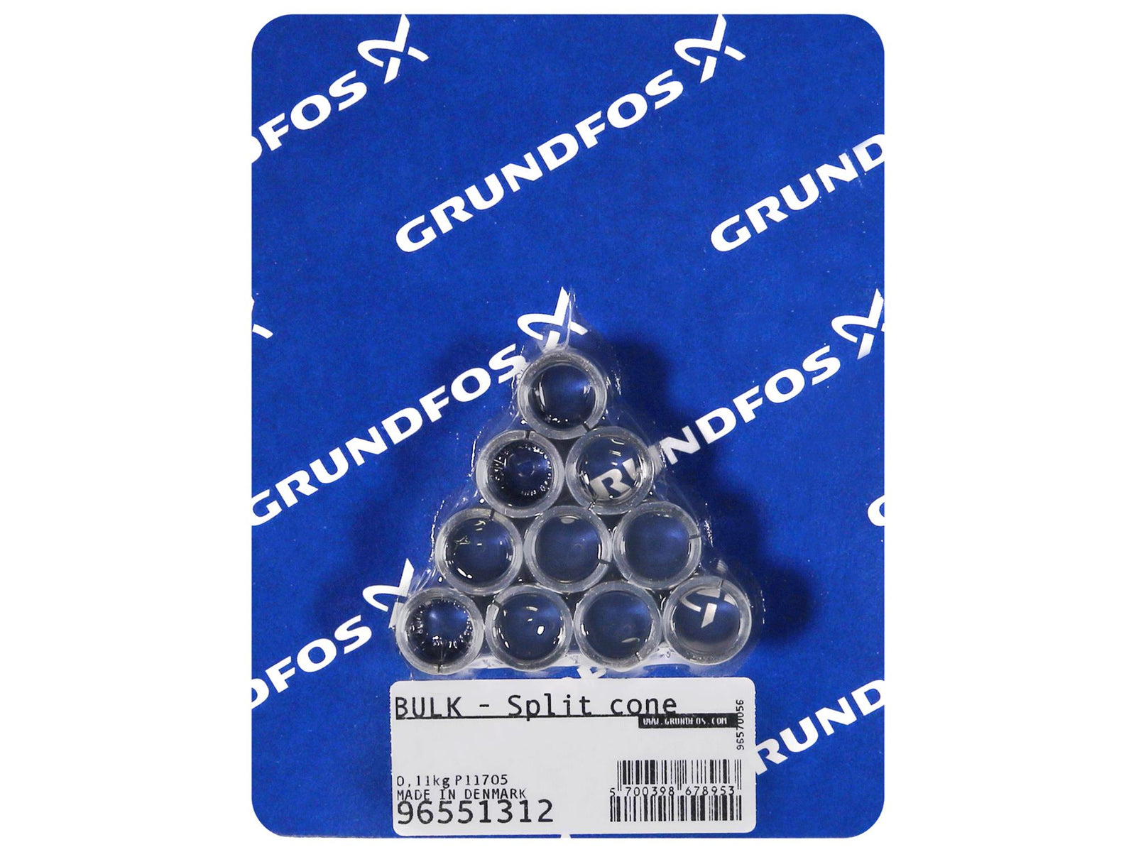 Grundfos 96551312, Bulk Pack Split Cone