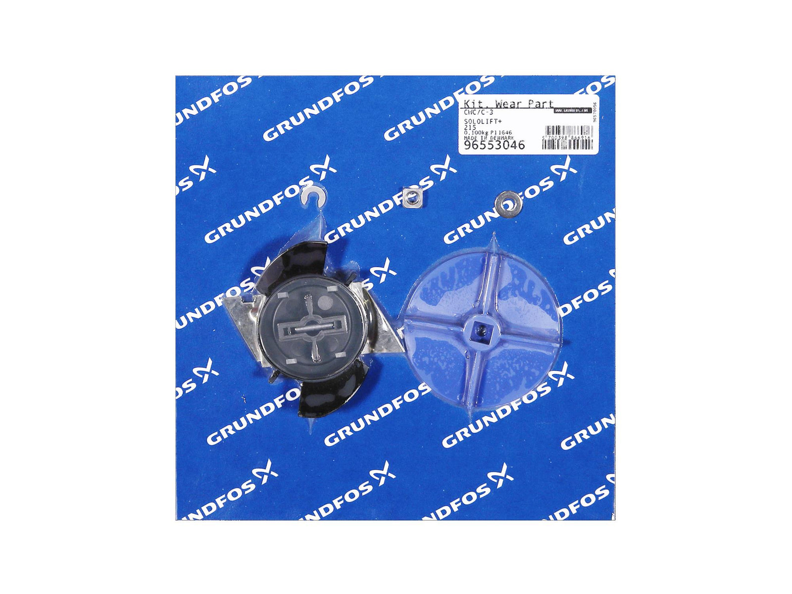 Grundfos 96553046, Wear Parts Kit for Sololift+ CWC-3/C-3