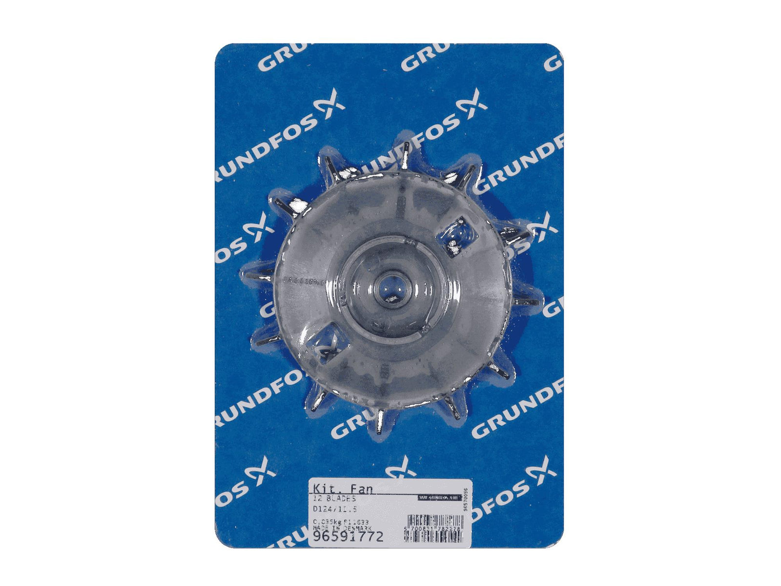 Grundfos 96591772, Fan Kit D124/11.5 with 12 Blades