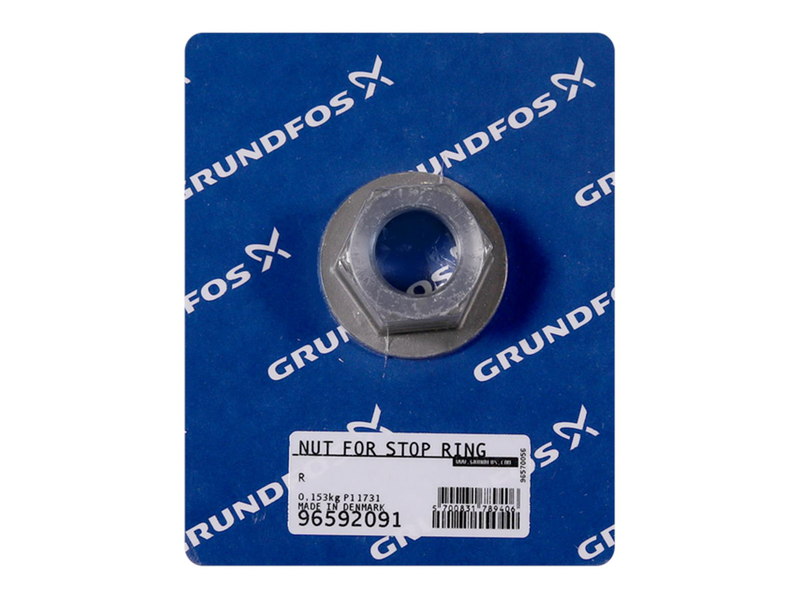 Grundfos 96592091, Nut for Stop Ring R