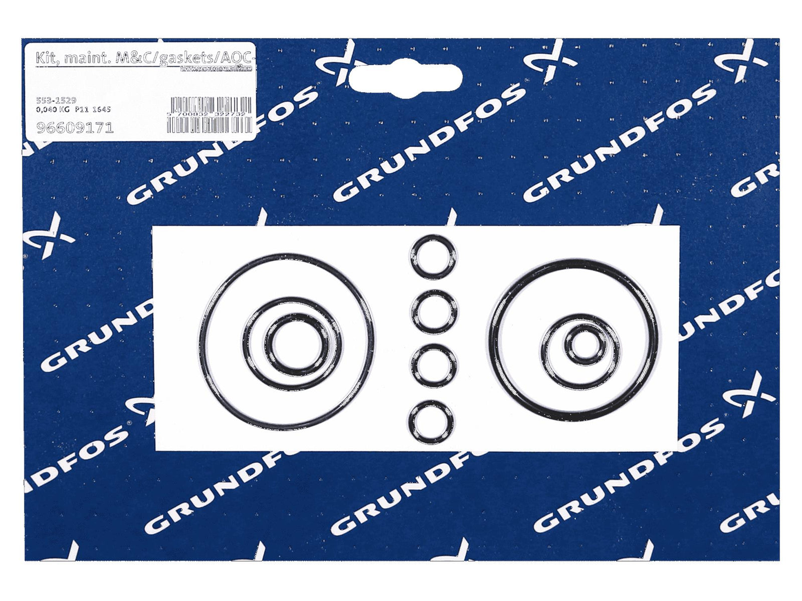 Grundfos 96609171, Maintenance Kit with Gaskets for AQC-D1 D2 D3