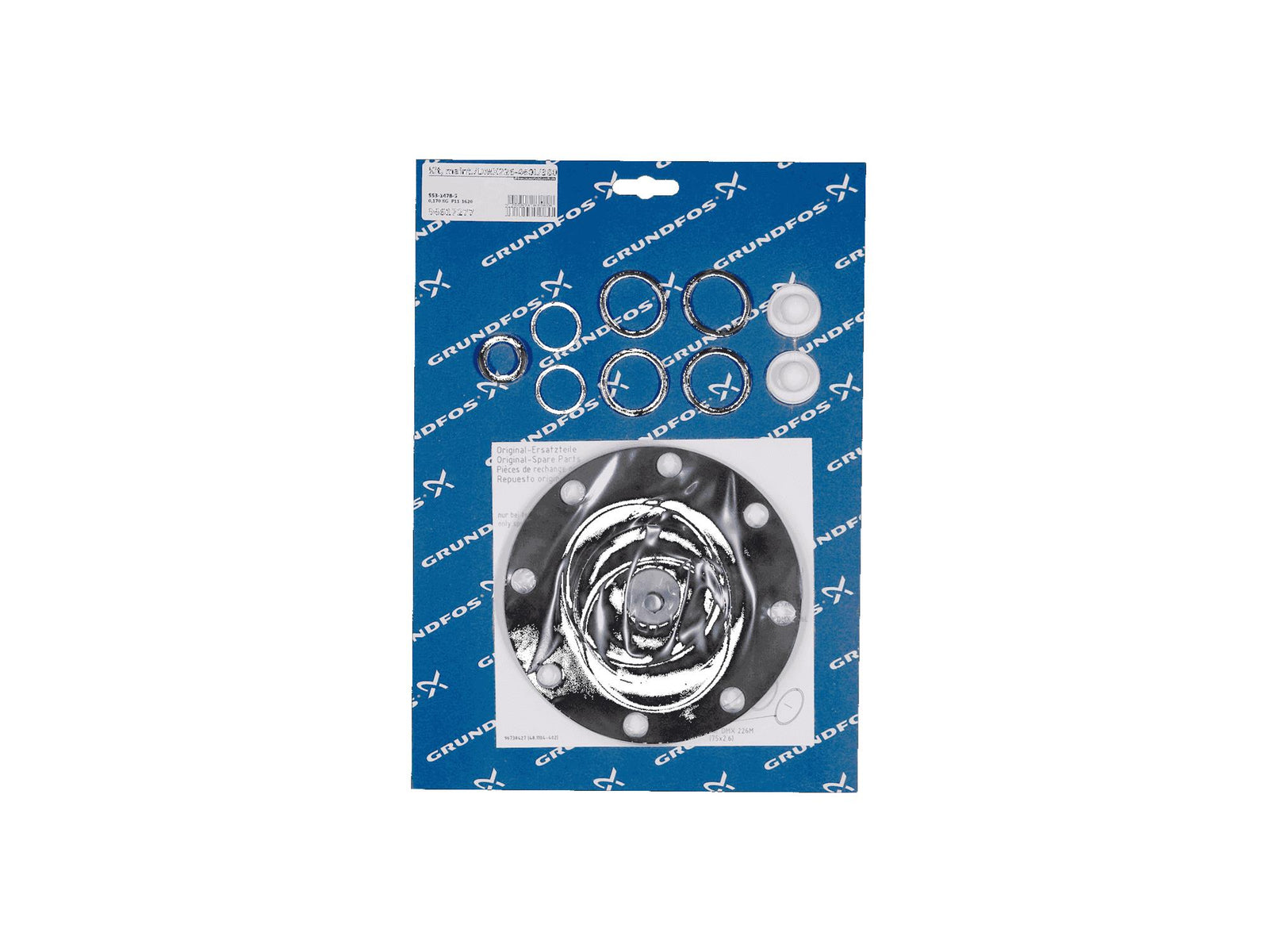 Grundfos 96617277, Maintenance Kit for DMX226-460L/380M/PP/PVC/E/T