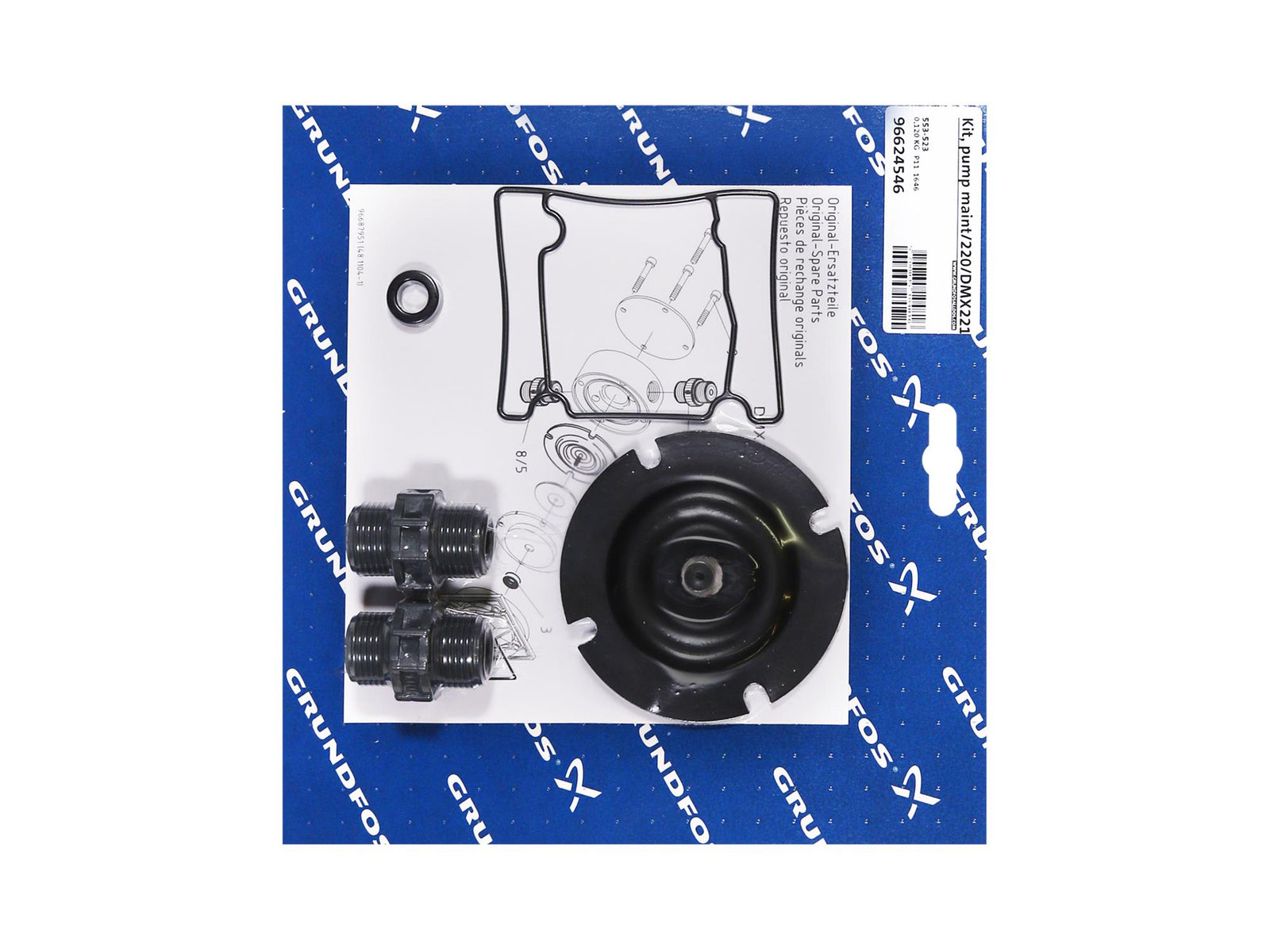 Grundfos 96624546, Maintenance Kit for Pump DMX221-50 PVC V G