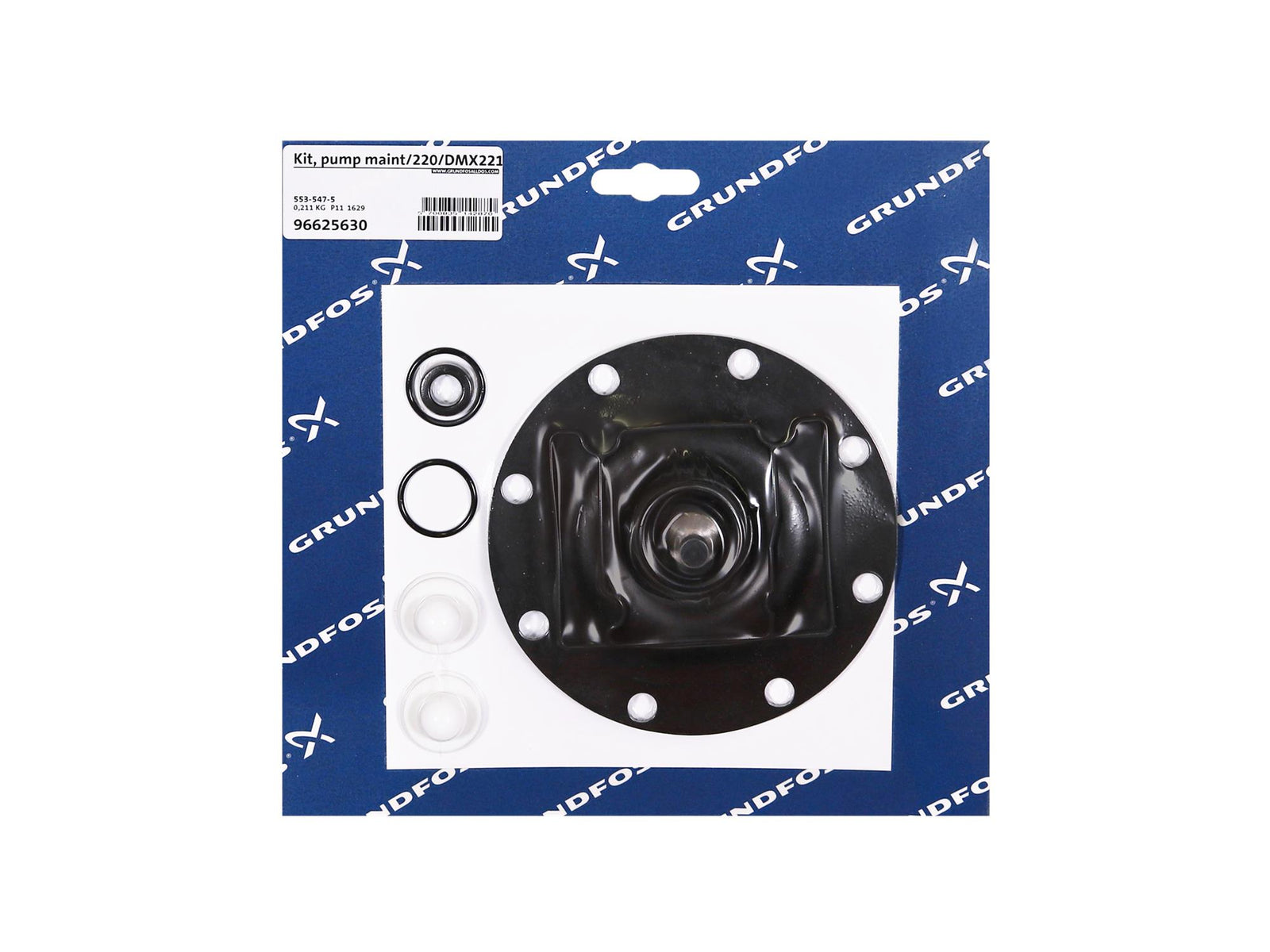 Grundfos 96625630, Maintenance Kit for Pump DMX221-115 PVC E T
