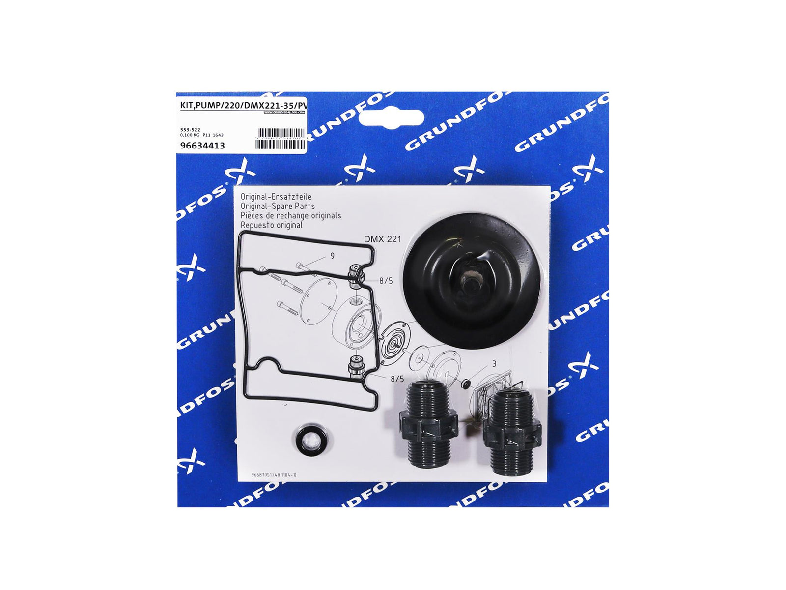 Grundfos 96634413, Pump Kit 220 DMX221-35 PV