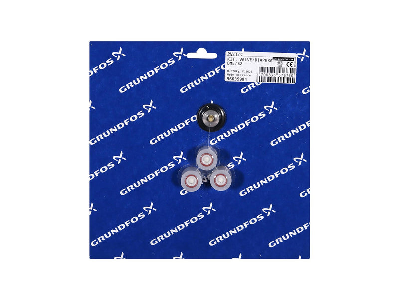 Grundfos 96635984, Valve Diaphragm Kit DME S2 PV T C