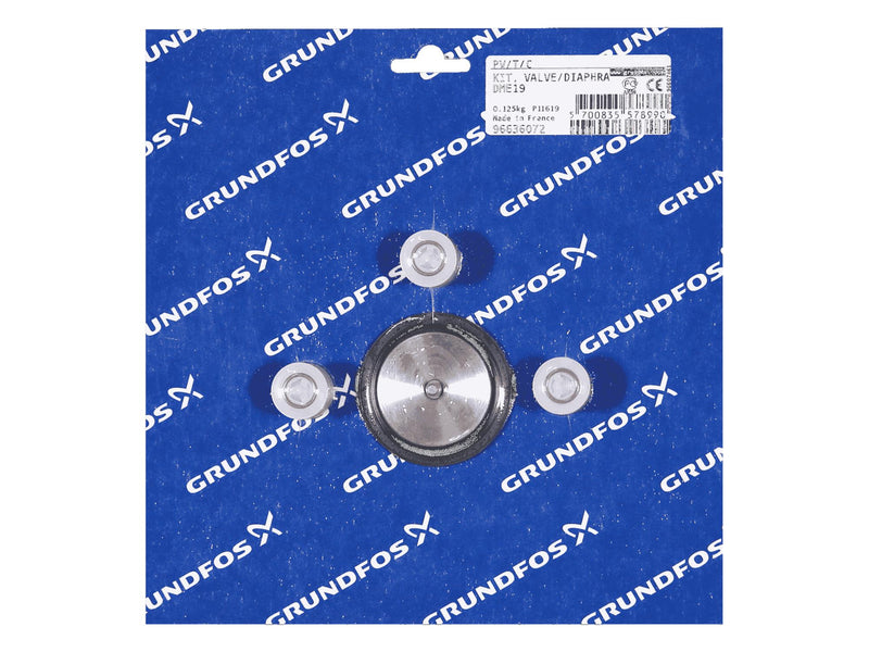 Grundfos 96636072, Valve Diaphragm Kit DME19 PV/T/C