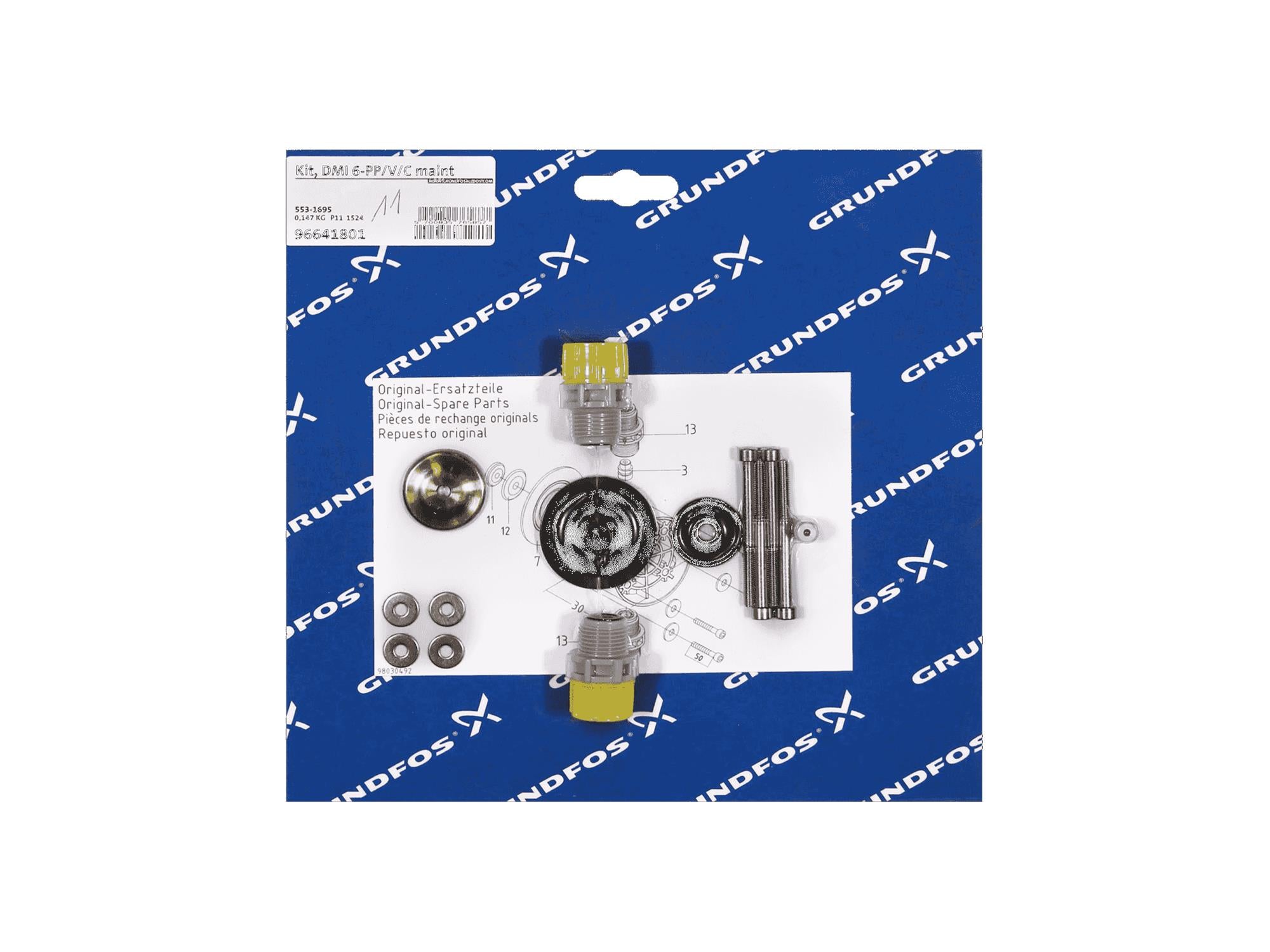 Grundfos 96641801, DMI 6-PP/V/C Maintenance Kit