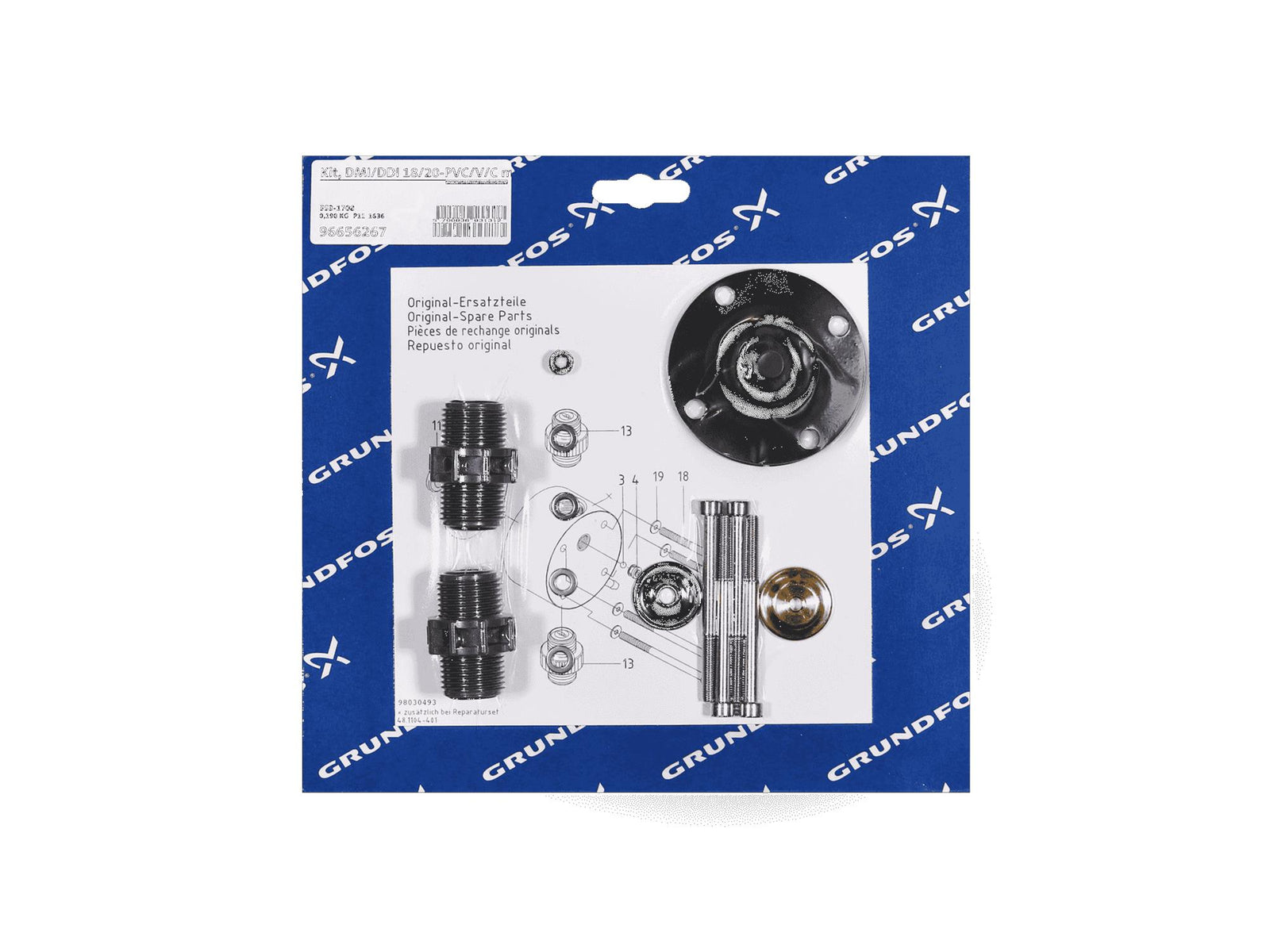 Grundfos 96656267, Maintenance Kit DMI/DDI 18/20-PVC/V/C