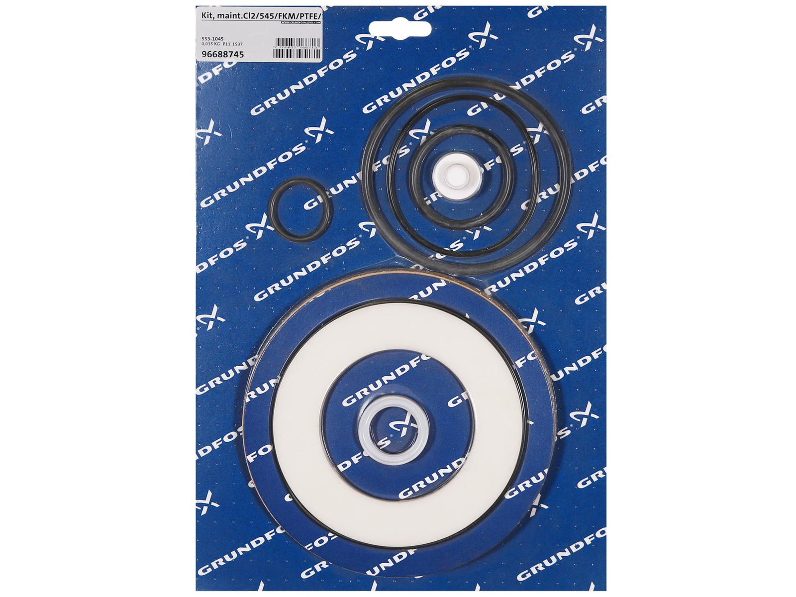 Grundfos 96688745, Maintenance Kit Cl2/545/FKM/PTFE 120kg/h