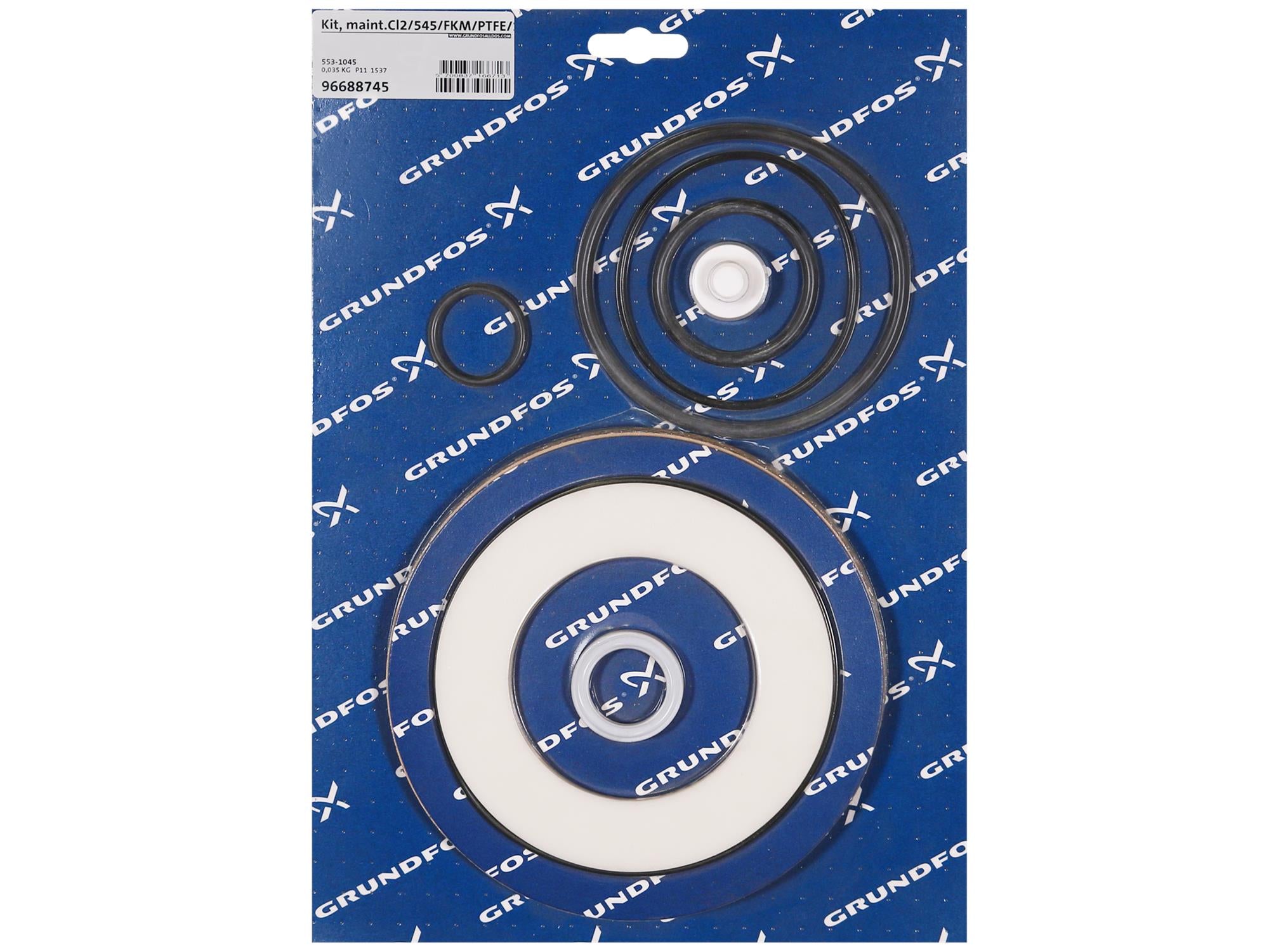 Grundfos 96688745, Maintenance Kit Cl2/545/FKM/PTFE 120kg/h