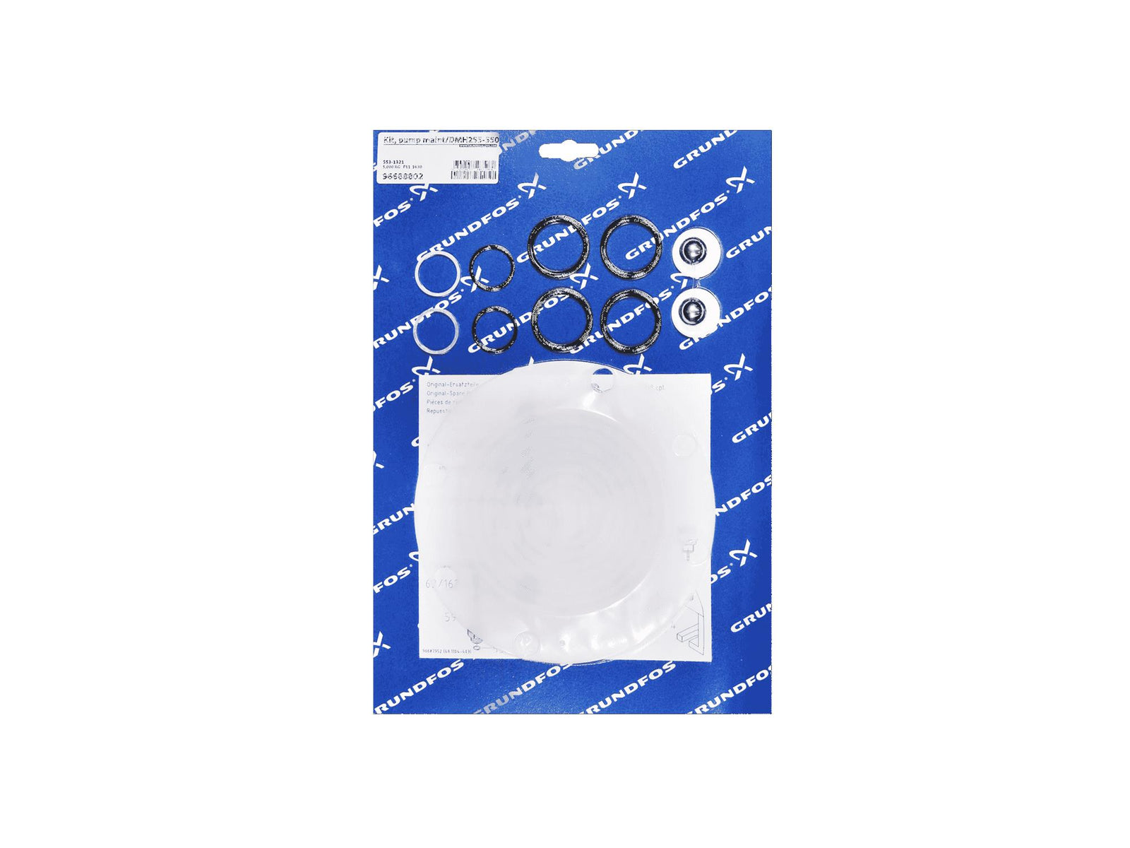 Grundfos 96688802, Maintenance Kit for Pump DMH255-550 PP PVC E SS