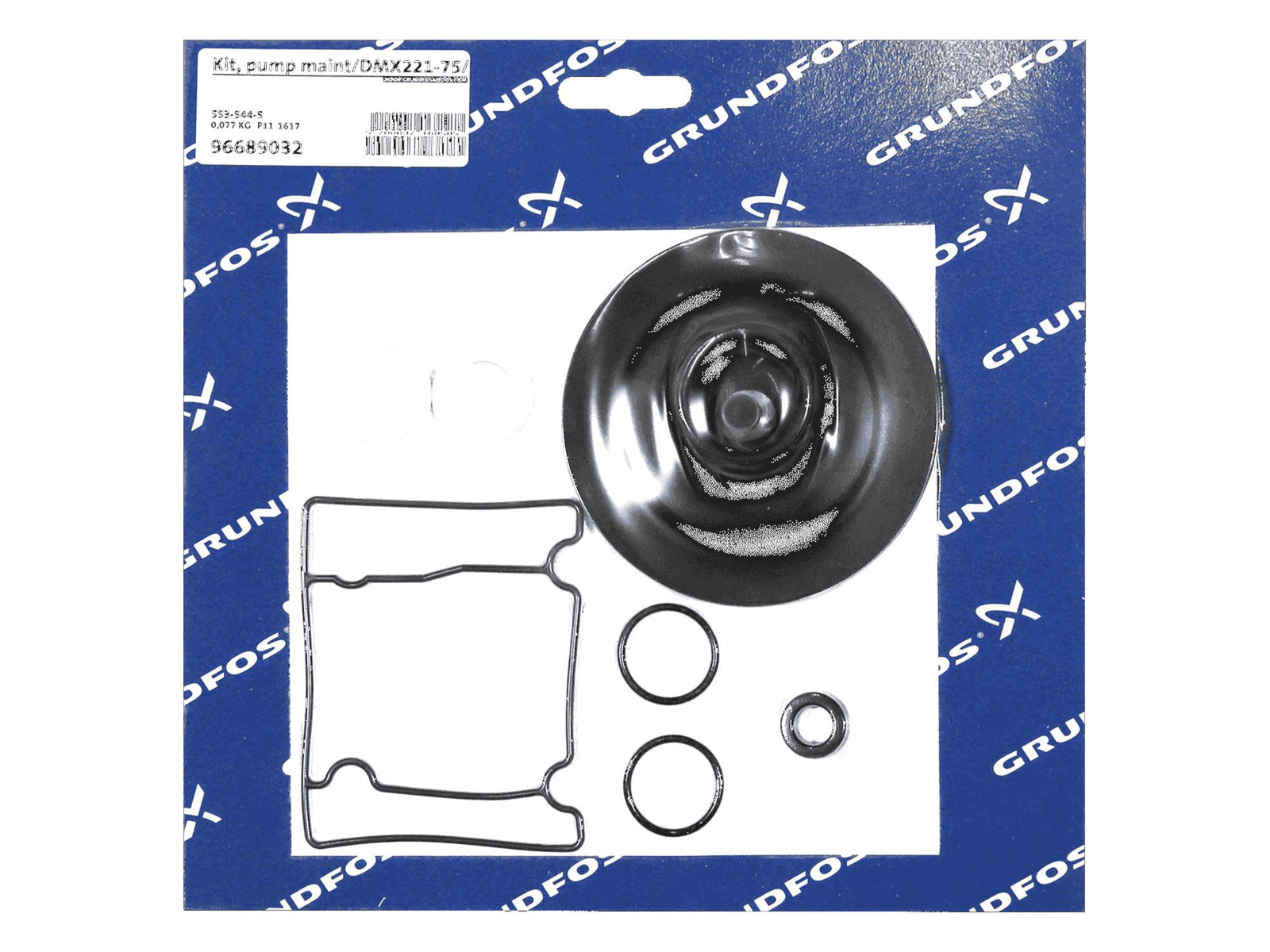 Grundfos 96689032, Maintenance Kit for Pump DMX221-75 PVC E T