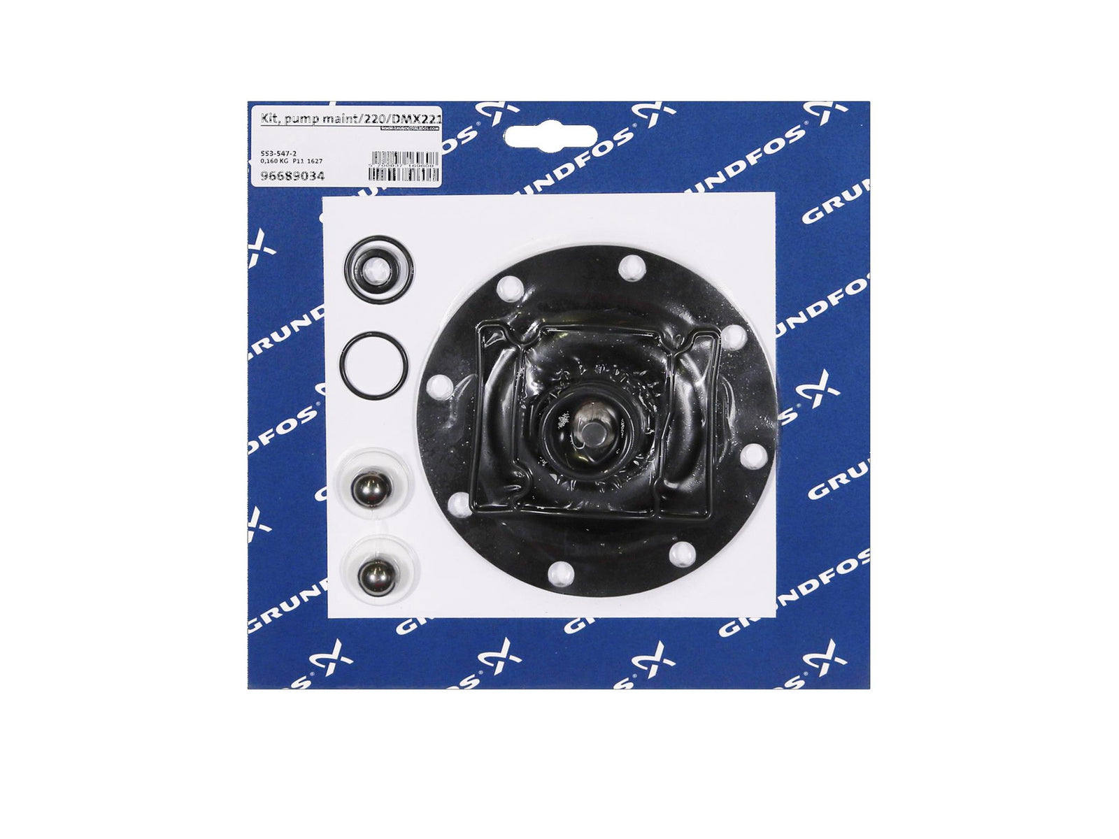 Grundfos 96689034, Maintenance Kit for Pump 220 DMX221-115 PVC E SS
