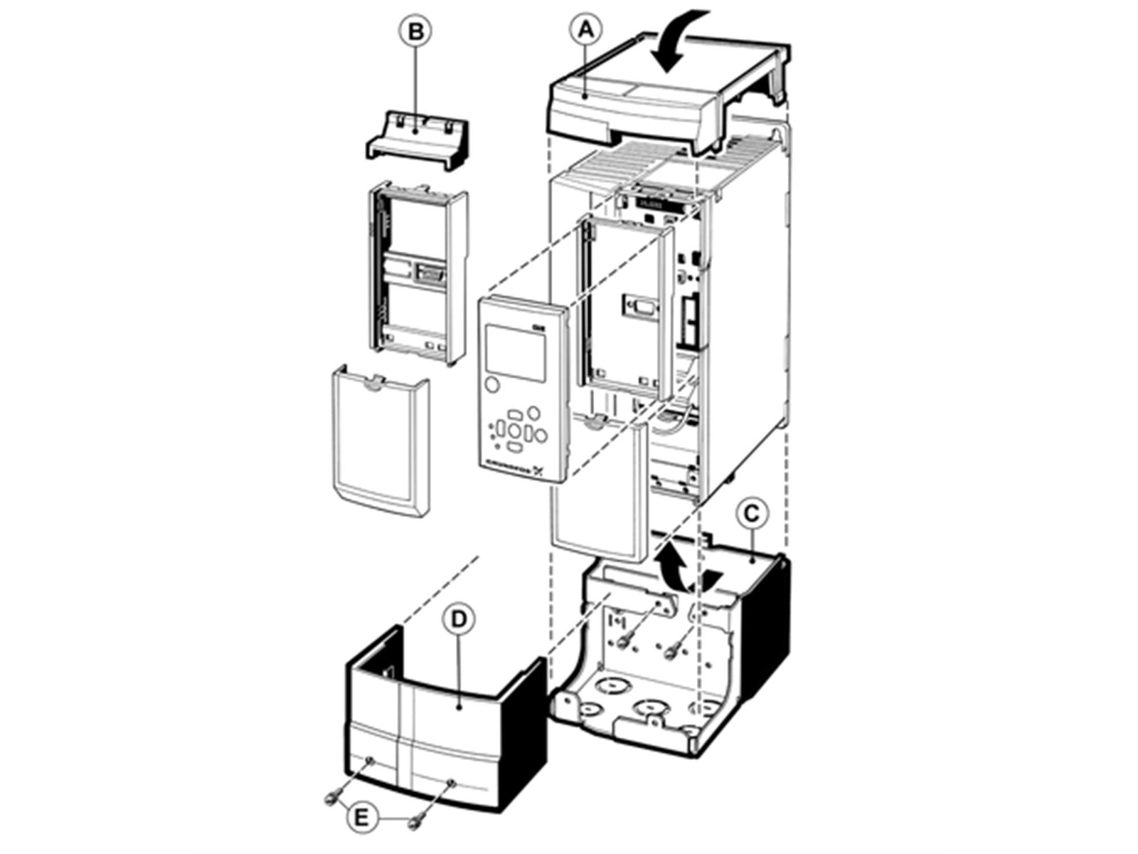 Grundfos 96801223, IP21 NEMA1 A2 Option 130b1222 Electrical Accessory