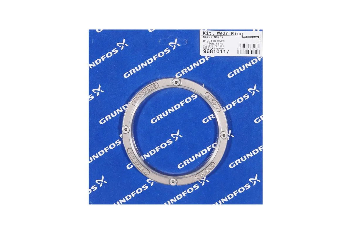 Grundfos 96810117, Wear Ring Kit D100x10 1.4408/PTFE M5x8