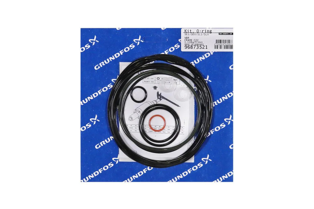 Grundfos 96873521, O-Rings Kit Frame C22