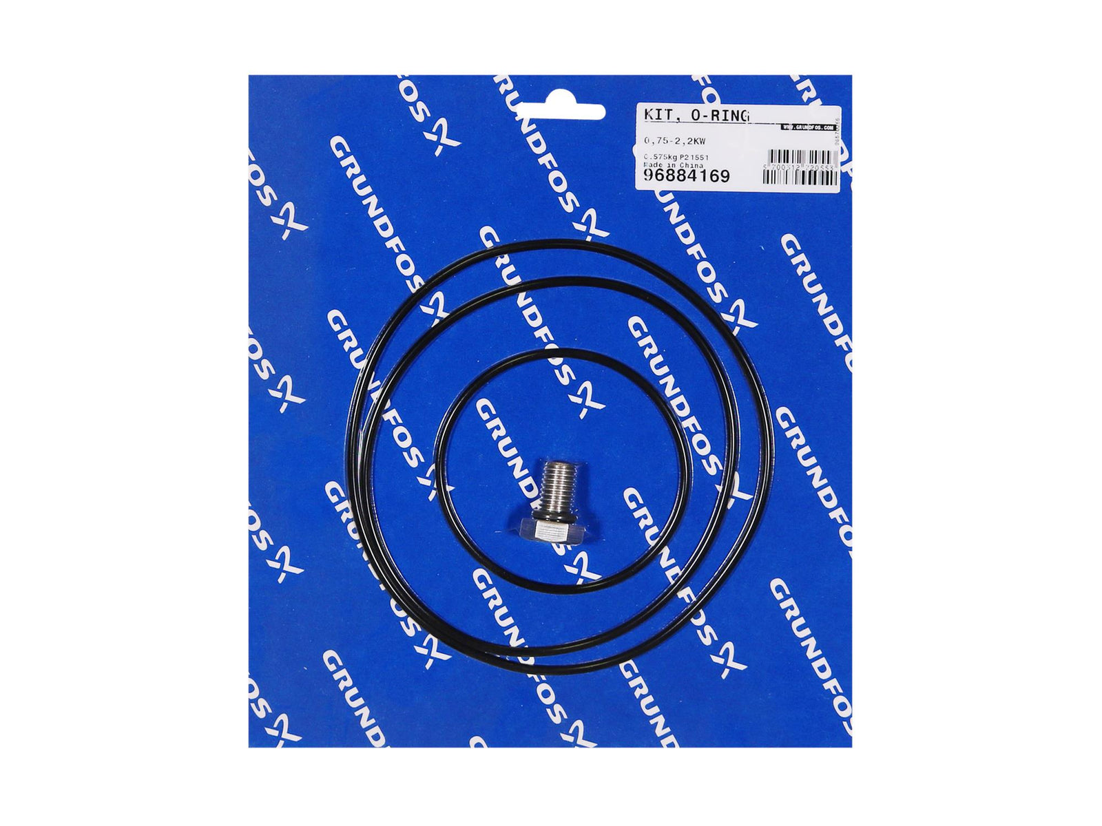 Grundfos 96884169, Repair Kit O-Ring DPK 0.75-2.2kW NBR