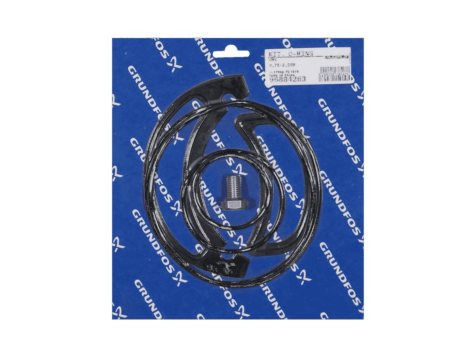 Grundfos 96884263, Repair Kit O-Ring DWK 0.75-2.2kW NBR