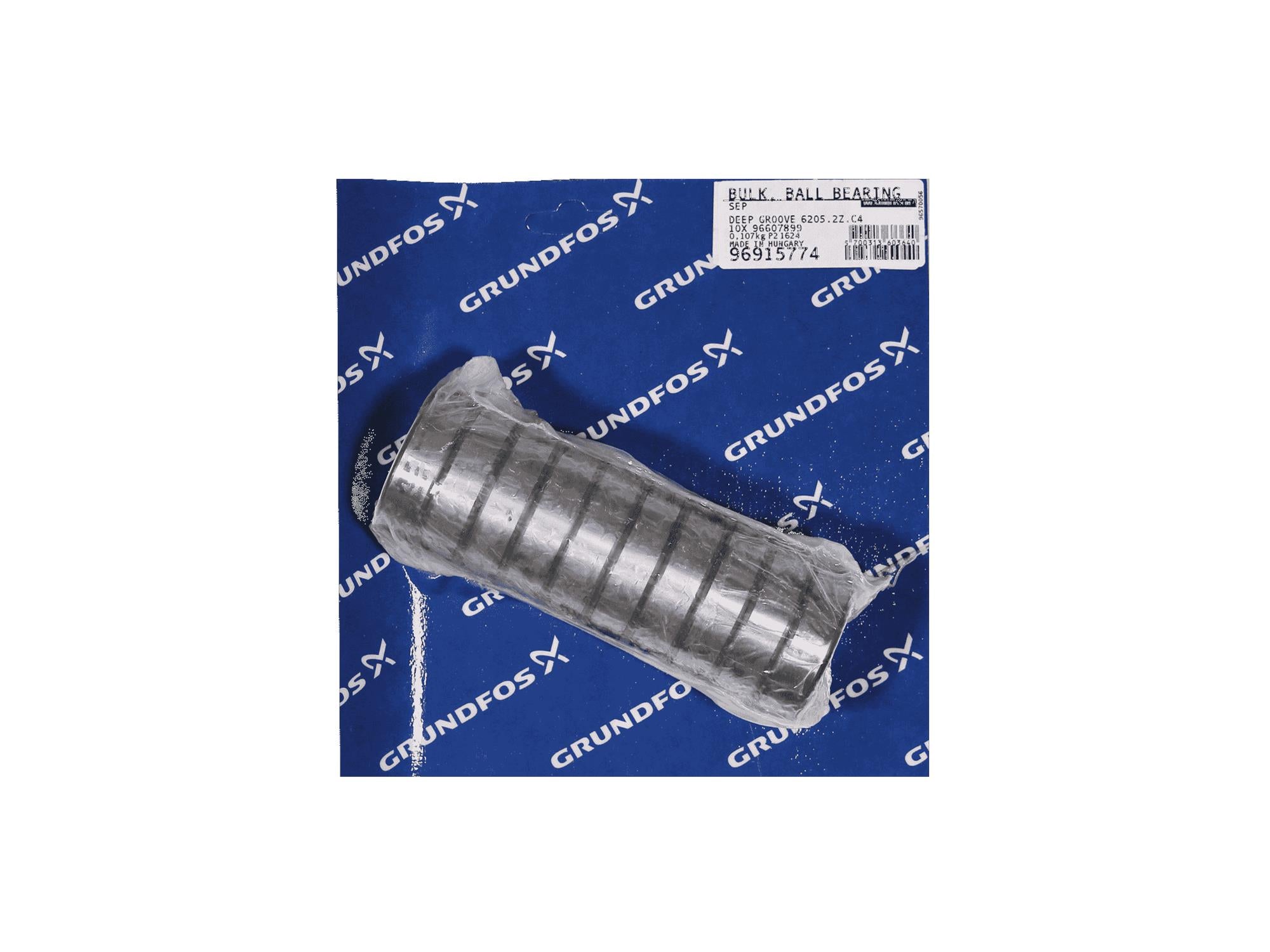 Grundfos 96915774, Bulk Pack Deep Groove Ball Bearing 6205.2Z