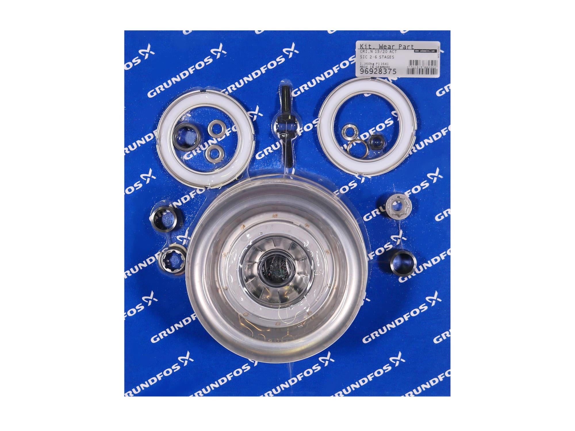 Grundfos 96928375, Wear Parts Kit for CRI/N15/20 2-6 St. (SIC)